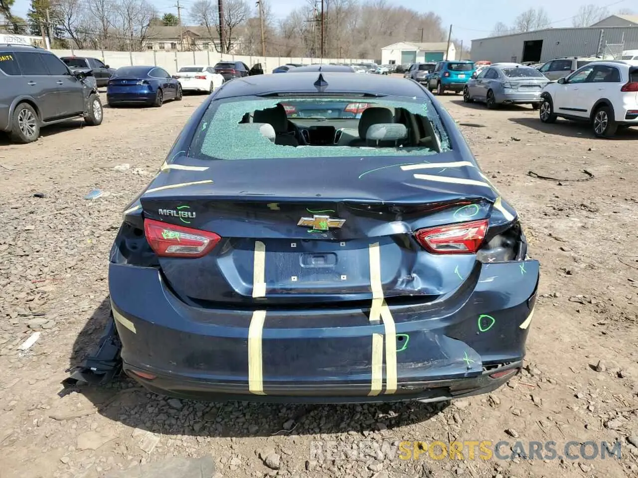 6 Photograph of a damaged car 1G1ZD5STXLF062354 CHEVROLET MALIBU 2020
