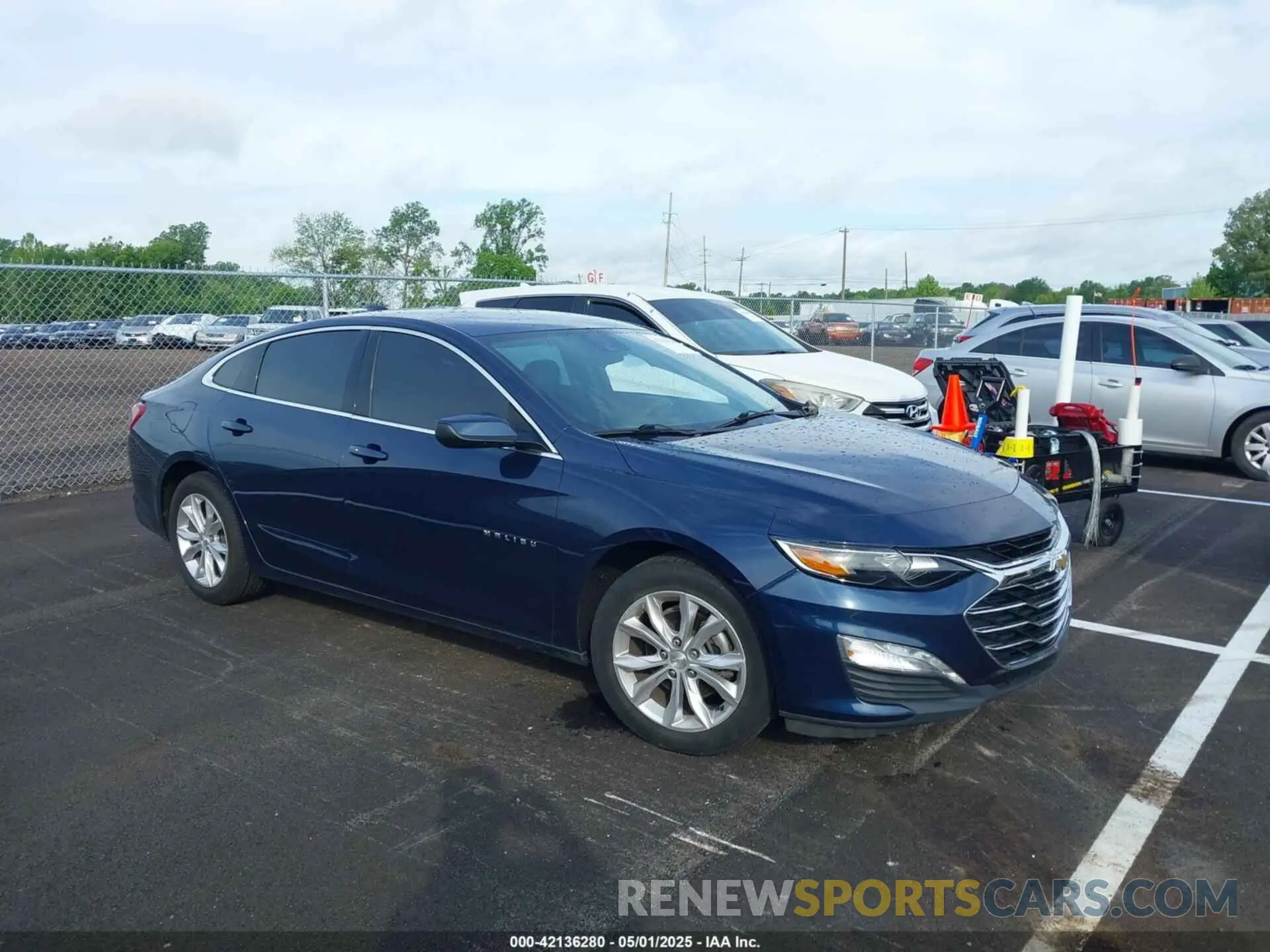 1 Photograph of a damaged car 1G1ZD5STXLF063567 CHEVROLET MALIBU 2020