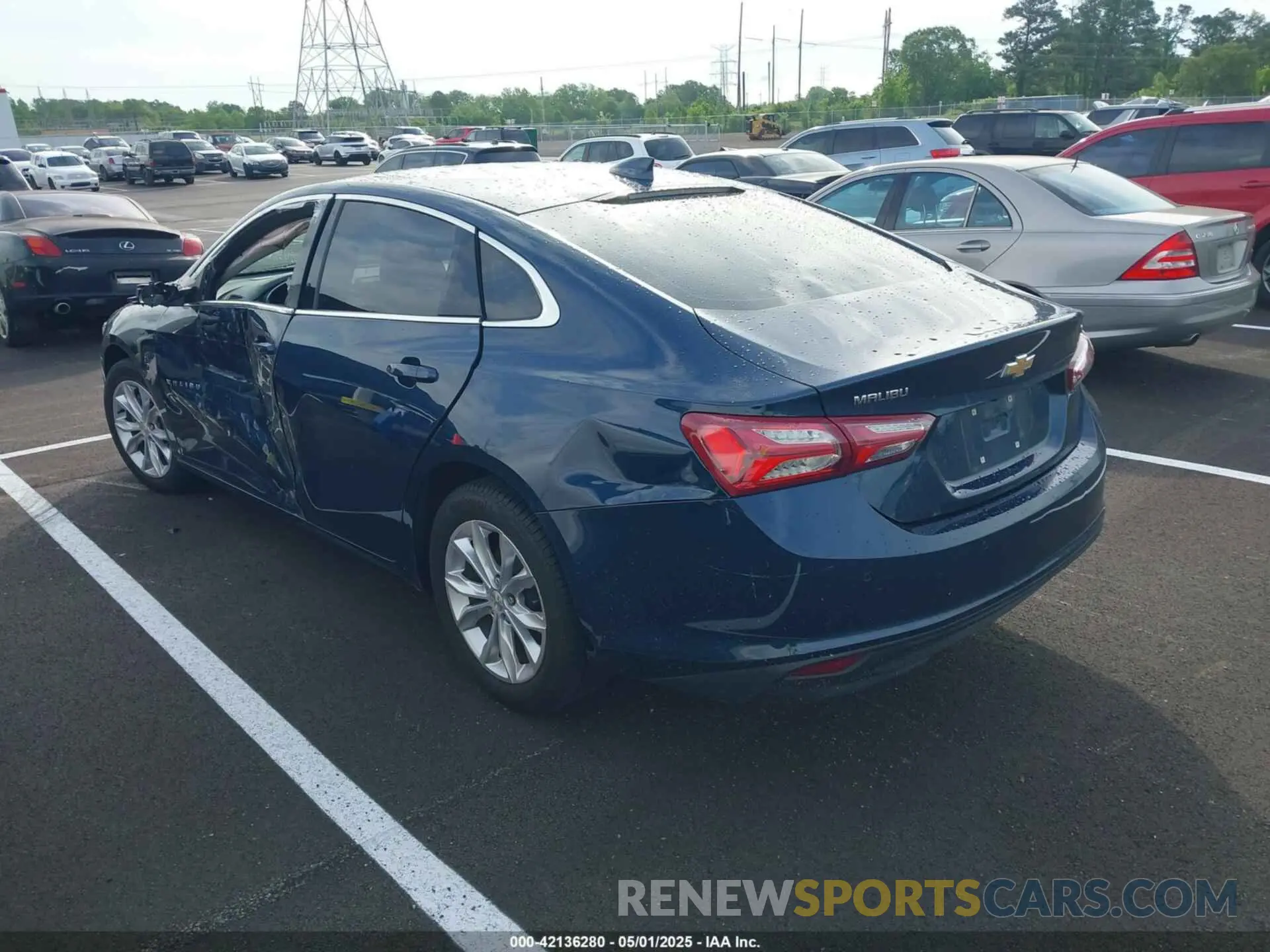 3 Photograph of a damaged car 1G1ZD5STXLF063567 CHEVROLET MALIBU 2020
