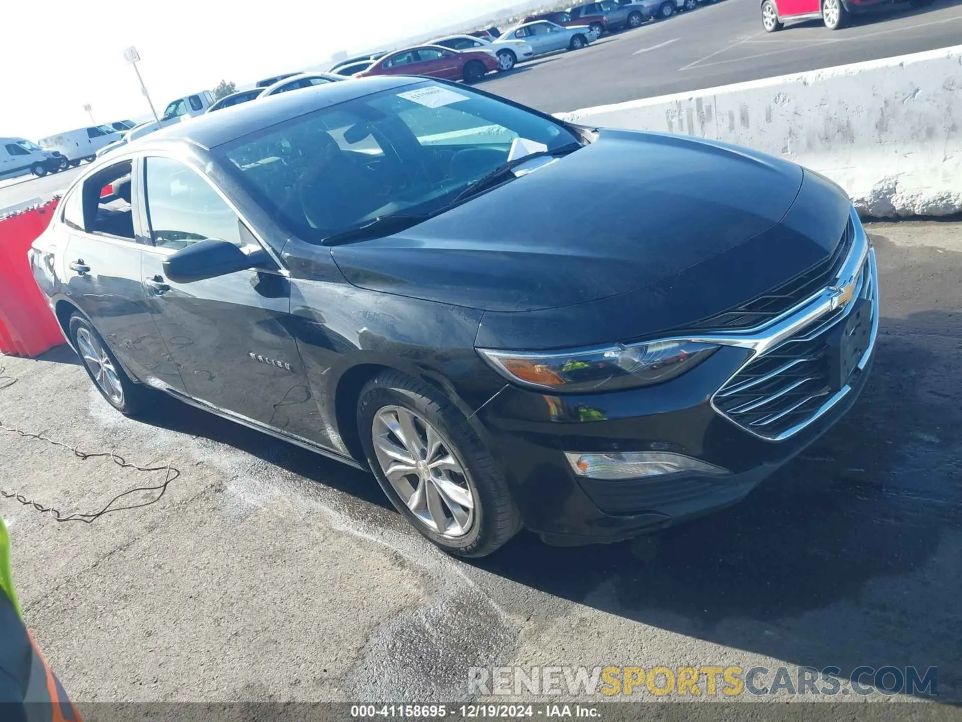 1 Photograph of a damaged car 1G1ZD5STXLF066386 CHEVROLET MALIBU 2020