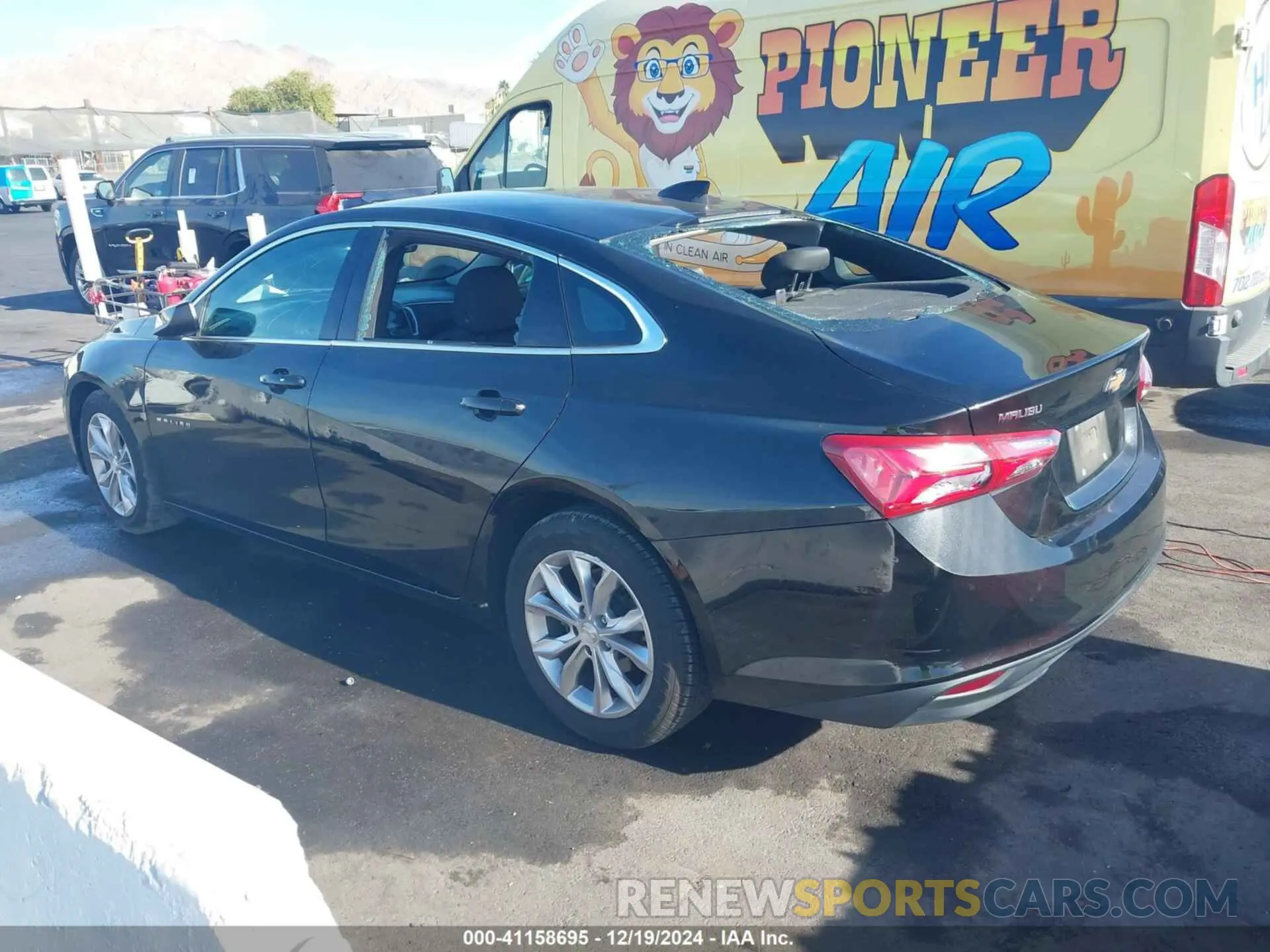 3 Photograph of a damaged car 1G1ZD5STXLF066386 CHEVROLET MALIBU 2020