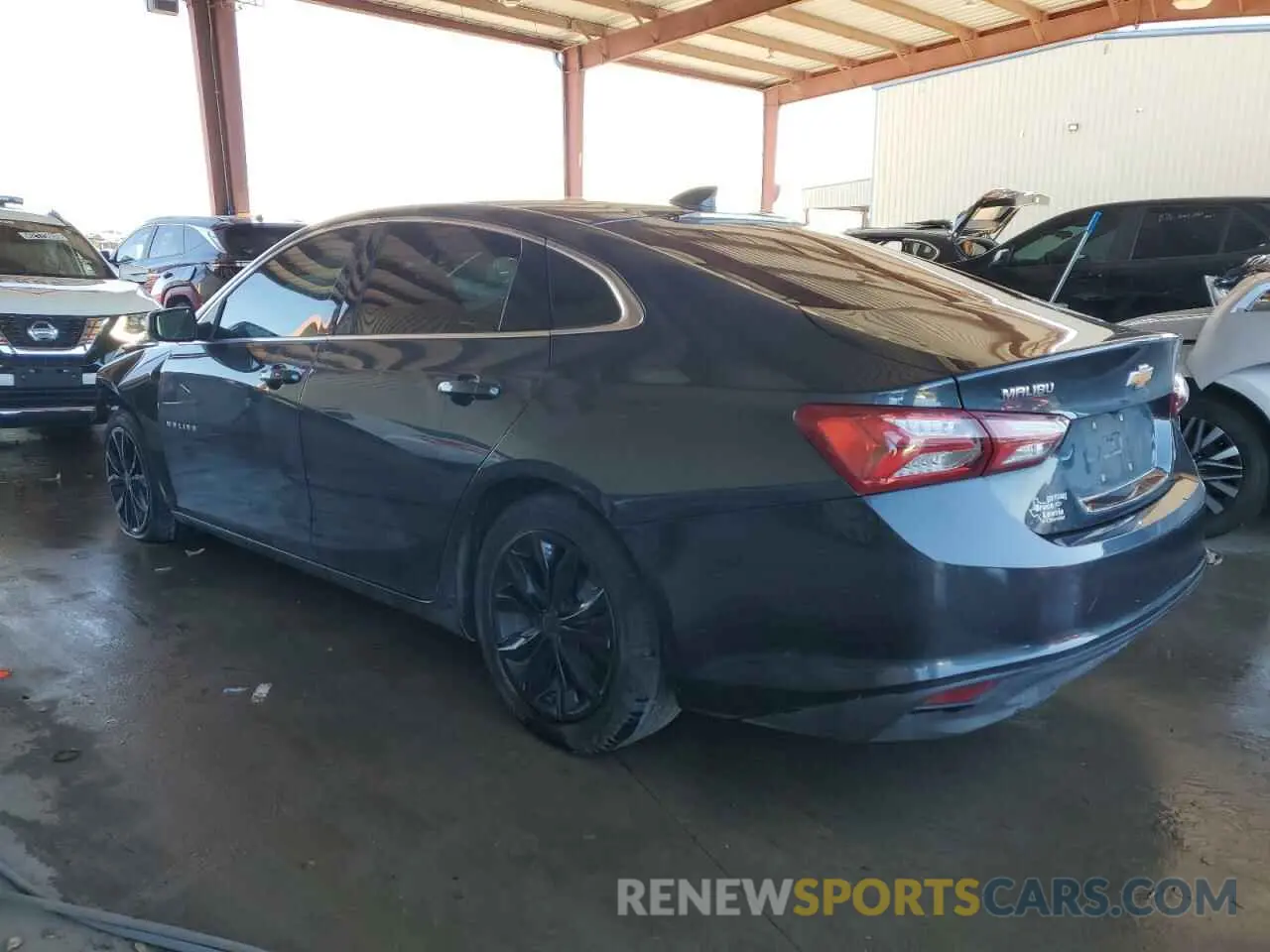2 Photograph of a damaged car 1G1ZD5STXLF073810 CHEVROLET MALIBU 2020