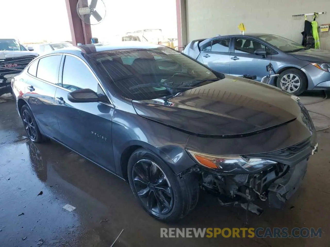 4 Photograph of a damaged car 1G1ZD5STXLF073810 CHEVROLET MALIBU 2020
