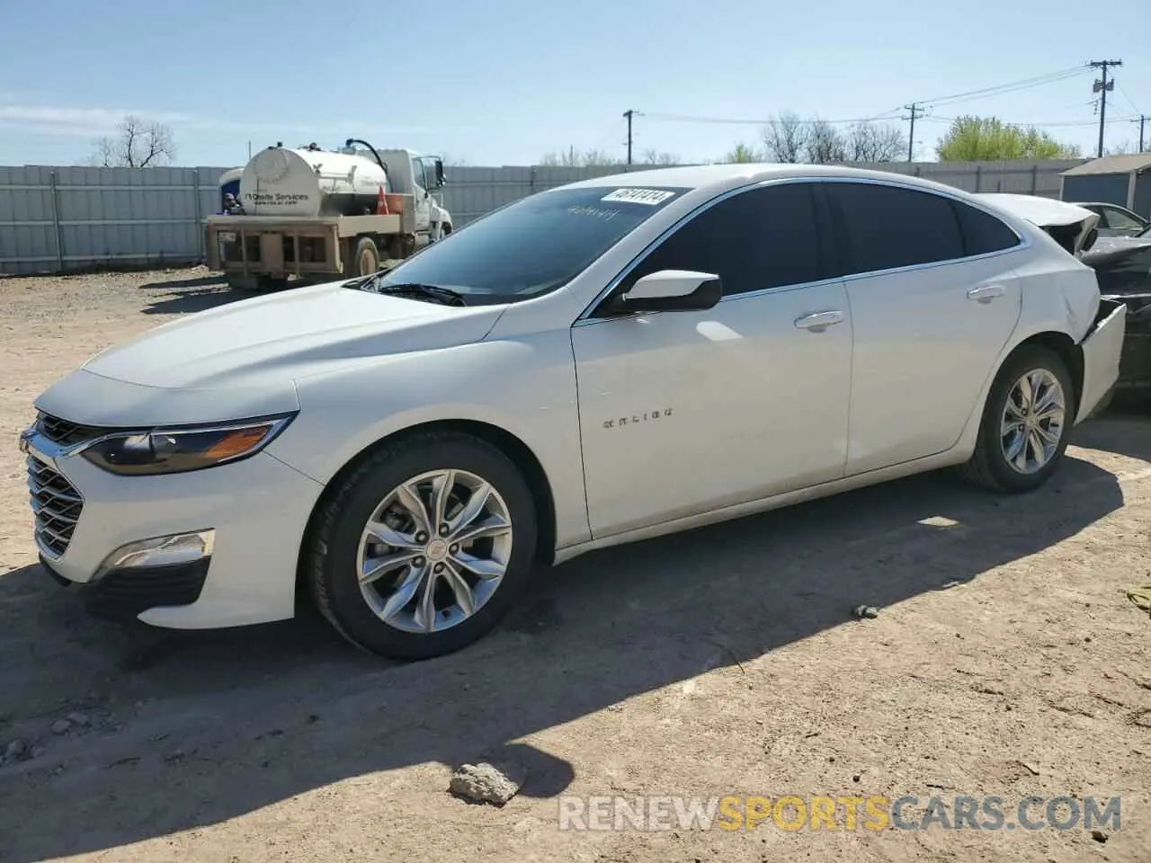 1 Photograph of a damaged car 1G1ZD5STXLF078036 CHEVROLET MALIBU 2020