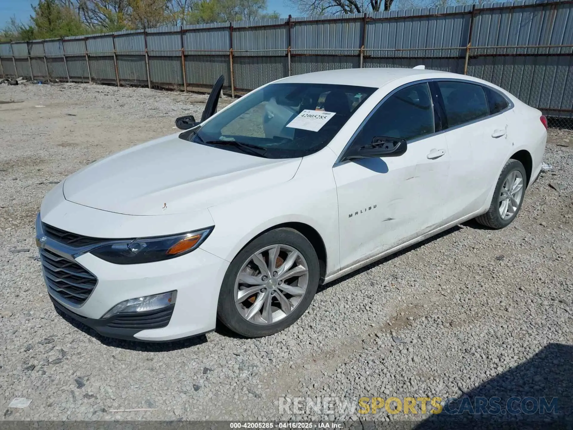 2 Photograph of a damaged car 1G1ZD5STXLF085231 CHEVROLET MALIBU 2020