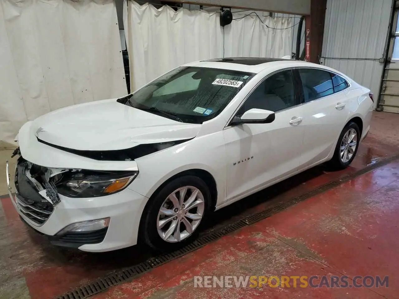 1 Photograph of a damaged car 1G1ZD5STXLF092129 CHEVROLET MALIBU 2020