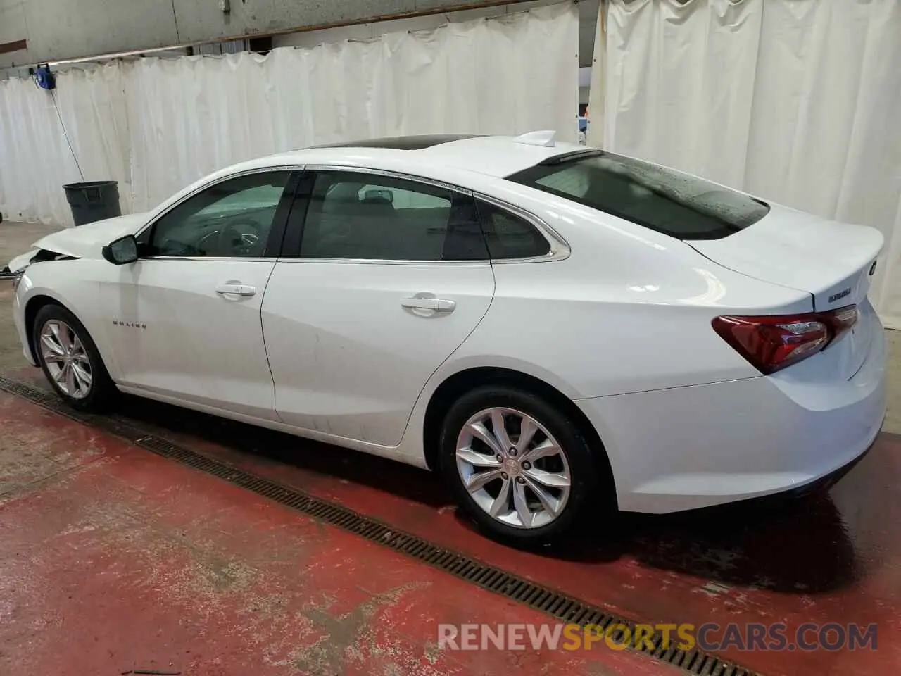 2 Photograph of a damaged car 1G1ZD5STXLF092129 CHEVROLET MALIBU 2020