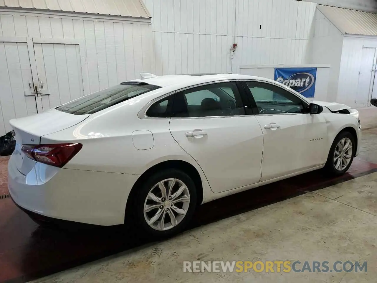 3 Photograph of a damaged car 1G1ZD5STXLF092129 CHEVROLET MALIBU 2020