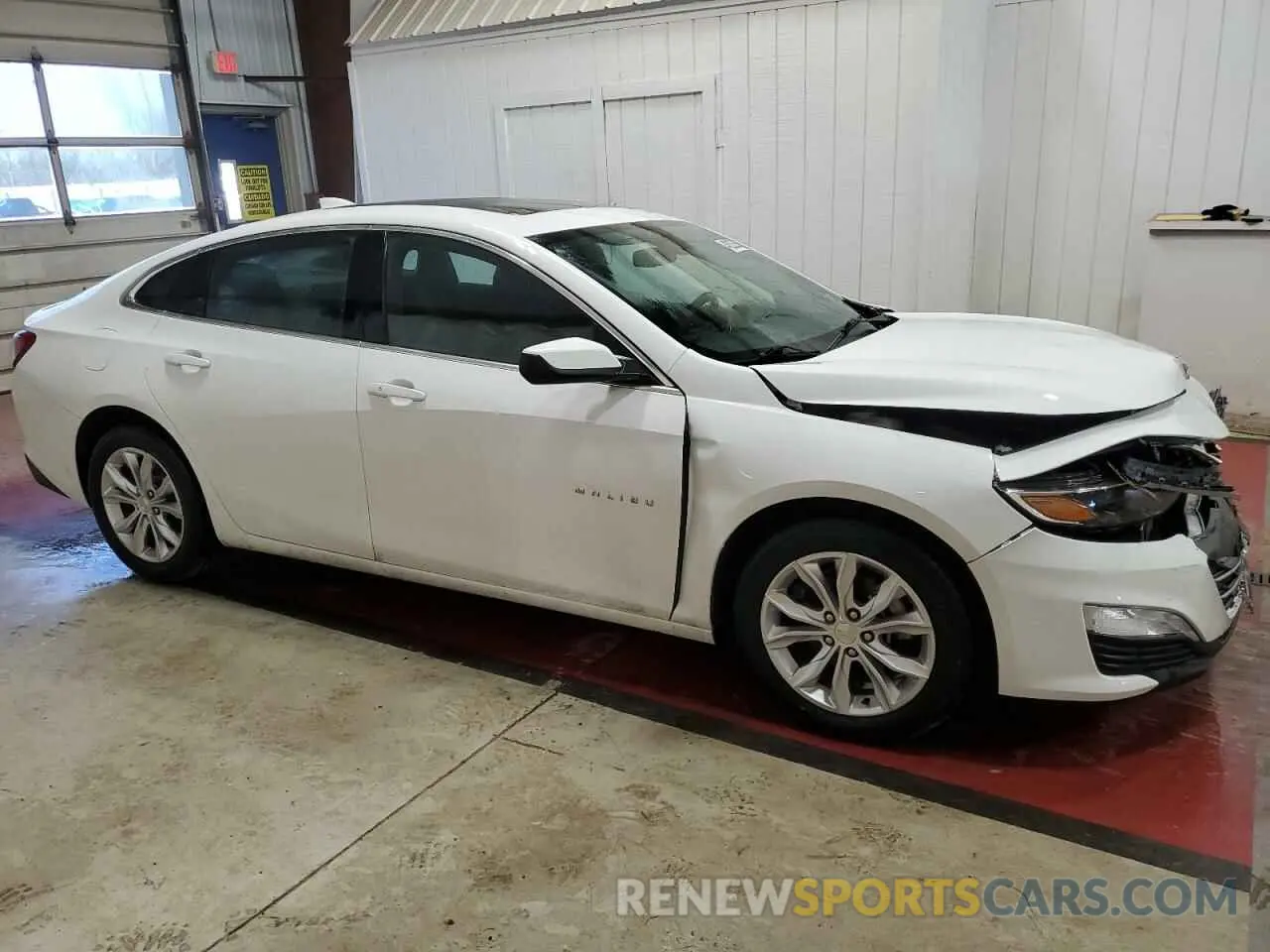 4 Photograph of a damaged car 1G1ZD5STXLF092129 CHEVROLET MALIBU 2020