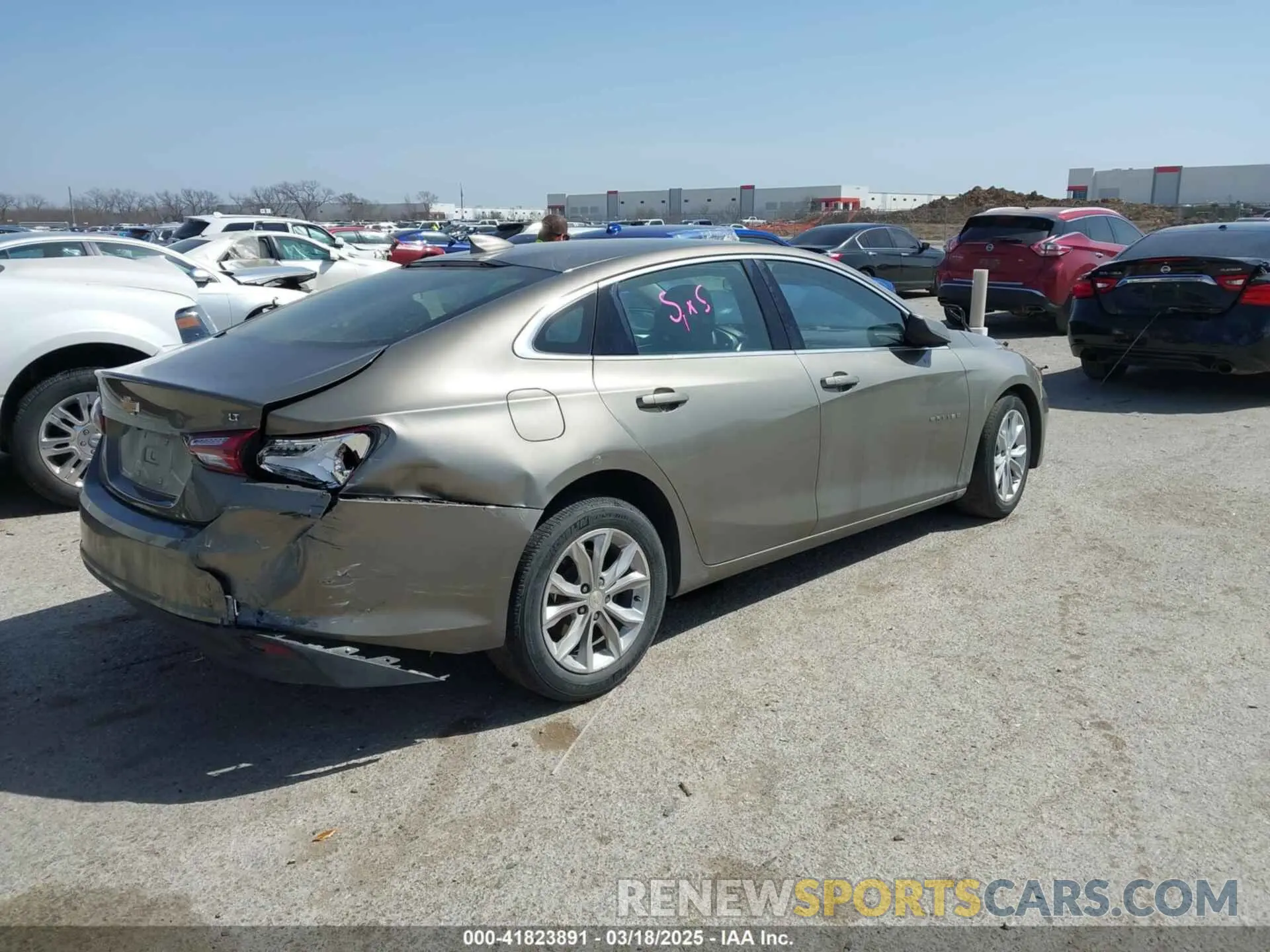 4 Photograph of a damaged car 1G1ZD5STXLF093829 CHEVROLET MALIBU 2020
