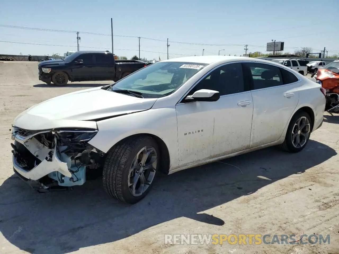 1 Photograph of a damaged car 1G1ZD5STXLF096472 CHEVROLET MALIBU 2020