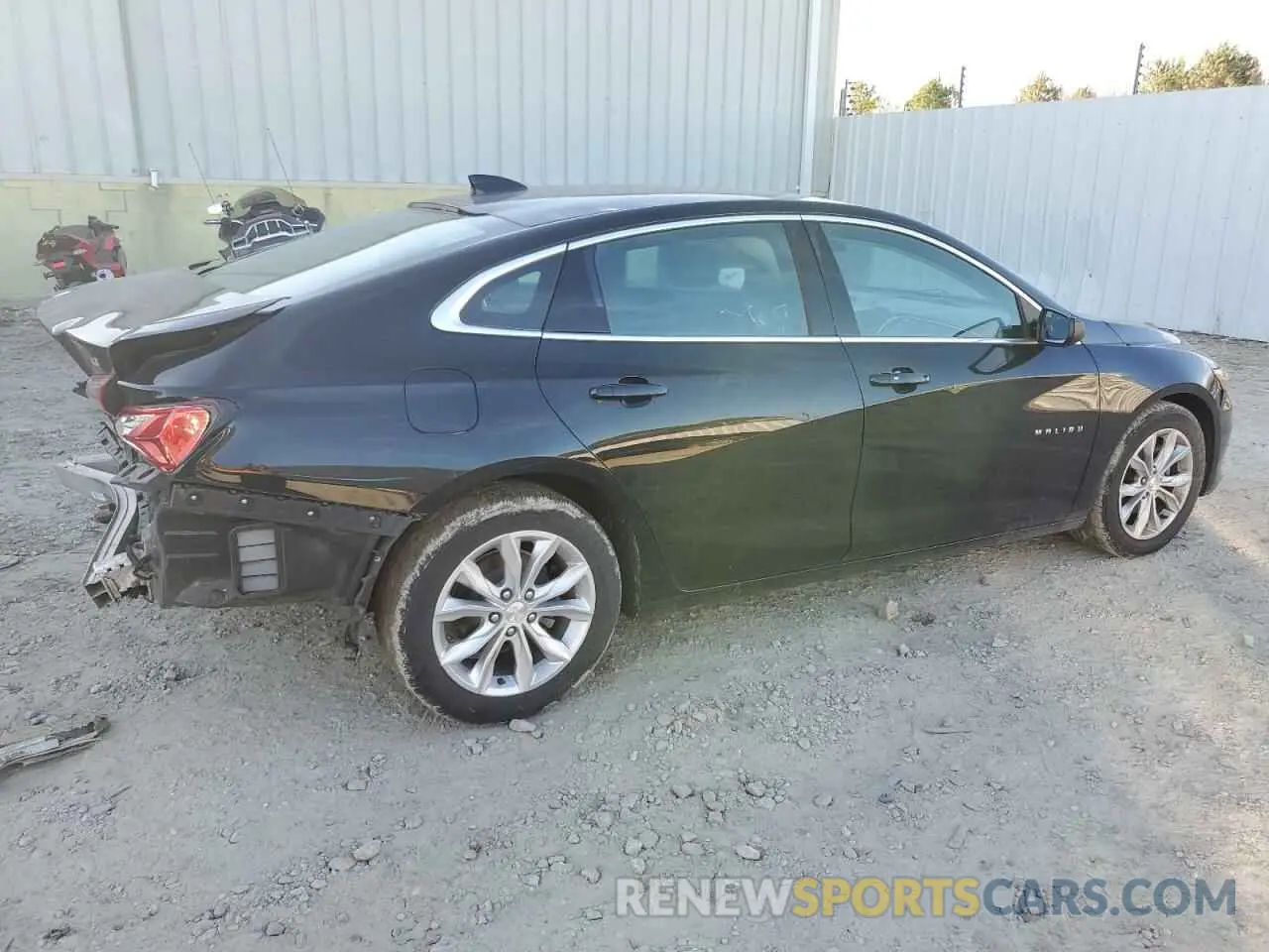3 Photograph of a damaged car 1G1ZD5STXLF098707 CHEVROLET MALIBU 2020