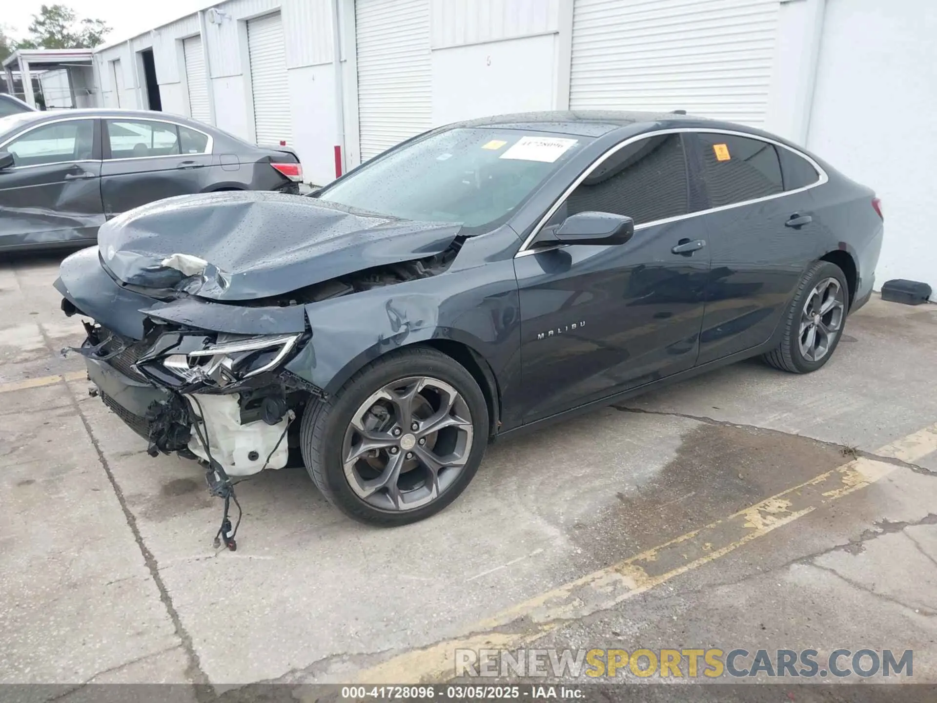 2 Photograph of a damaged car 1G1ZD5STXLF099291 CHEVROLET MALIBU 2020