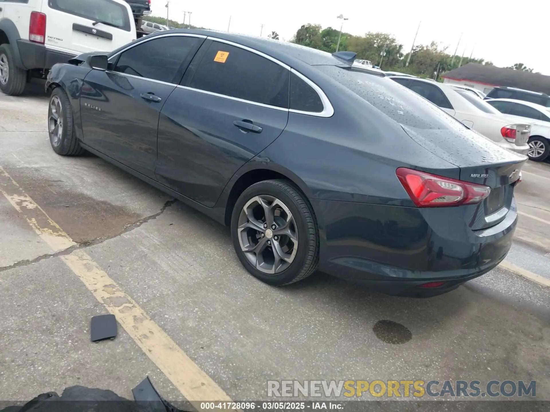 3 Photograph of a damaged car 1G1ZD5STXLF099291 CHEVROLET MALIBU 2020