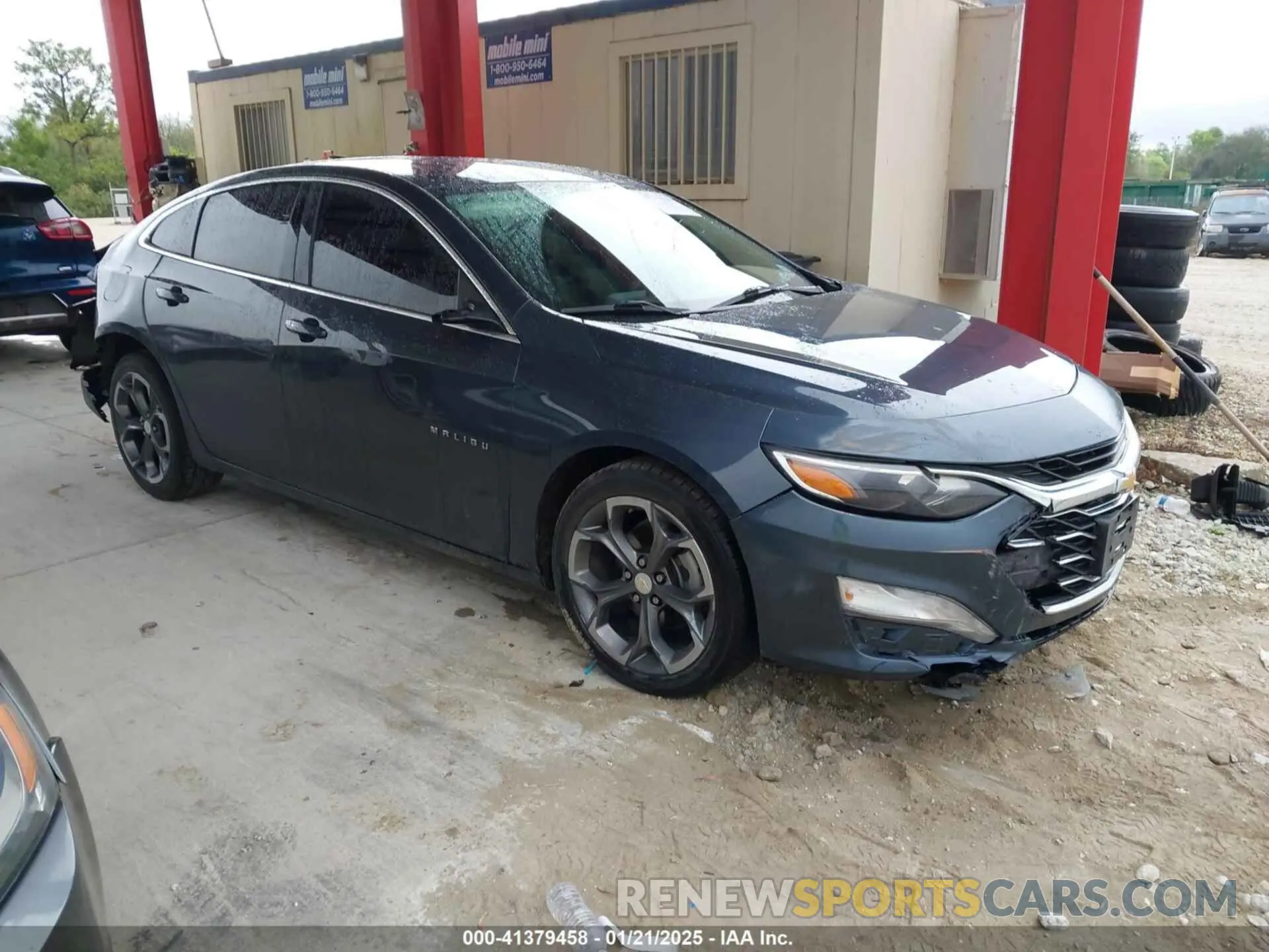 1 Photograph of a damaged car 1G1ZD5STXLF101458 CHEVROLET MALIBU 2020