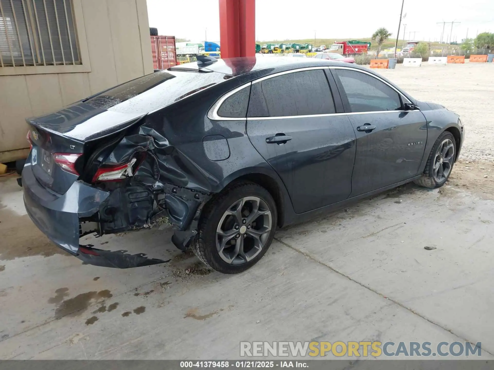 4 Photograph of a damaged car 1G1ZD5STXLF101458 CHEVROLET MALIBU 2020