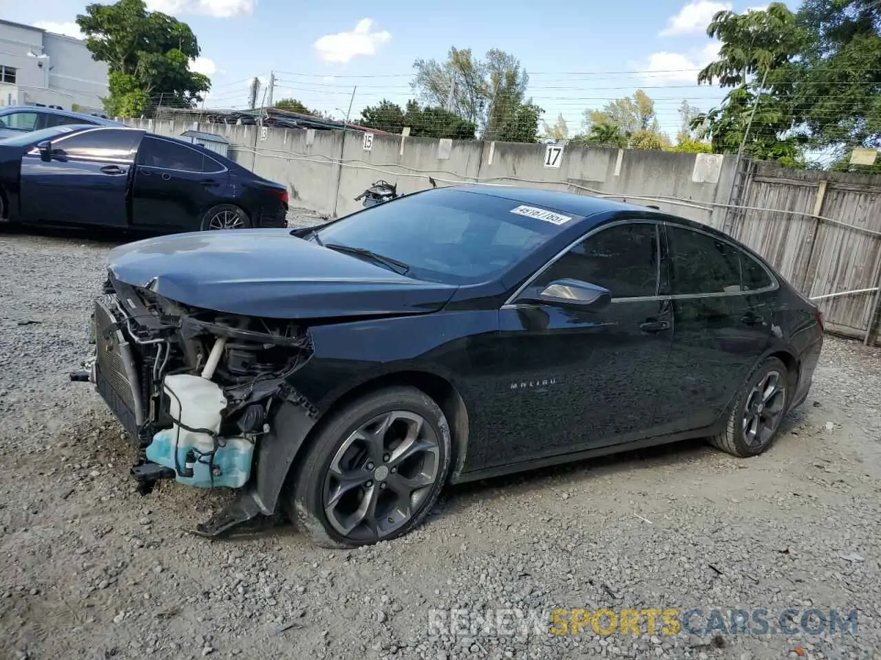 1 Photograph of a damaged car 1G1ZD5STXLF102559 CHEVROLET MALIBU 2020
