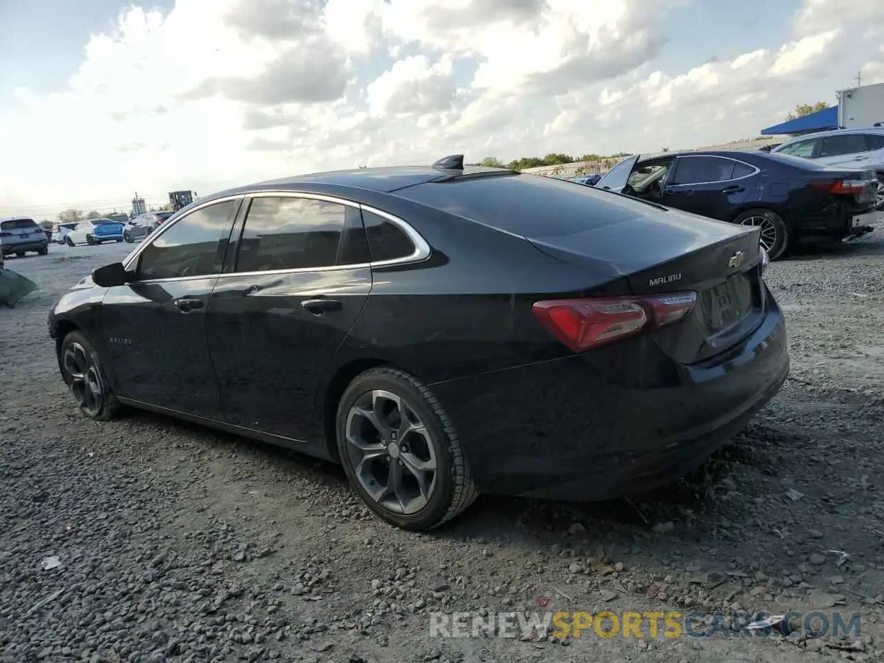 2 Photograph of a damaged car 1G1ZD5STXLF102559 CHEVROLET MALIBU 2020