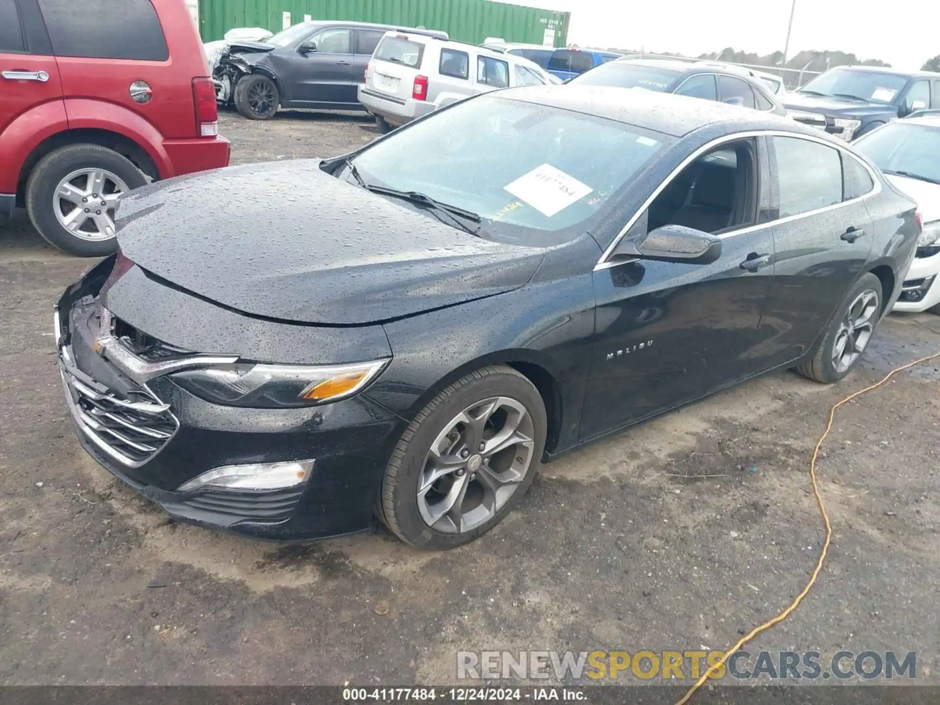 2 Photograph of a damaged car 1G1ZD5STXLF107163 CHEVROLET MALIBU 2020