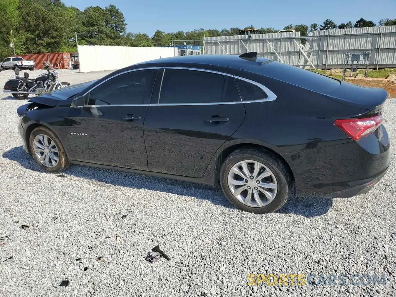 2 Photograph of a damaged car 1G1ZD5STXLF112802 CHEVROLET MALIBU 2020