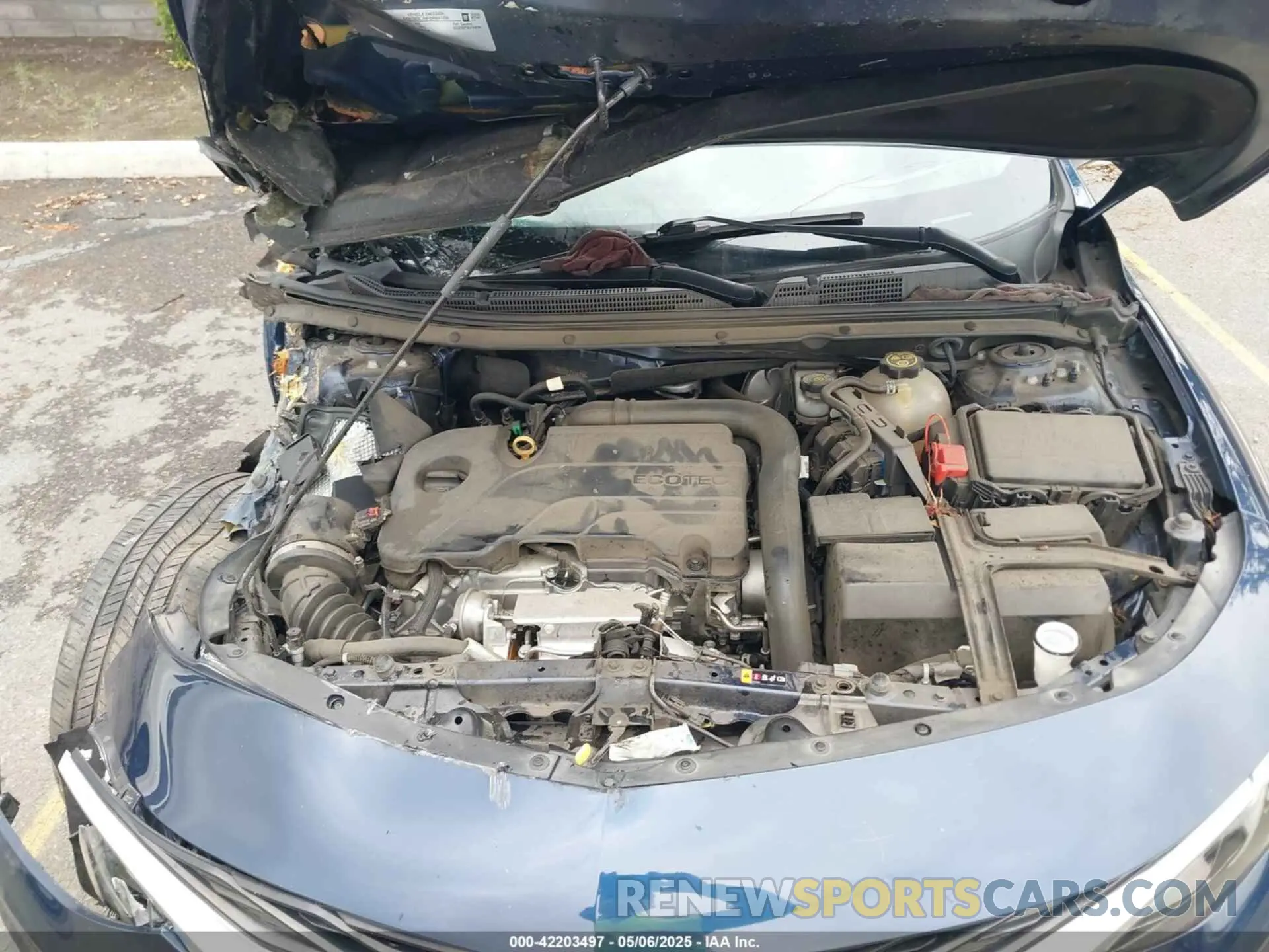 10 Photograph of a damaged car 1G1ZD5STXLF116784 CHEVROLET MALIBU 2020