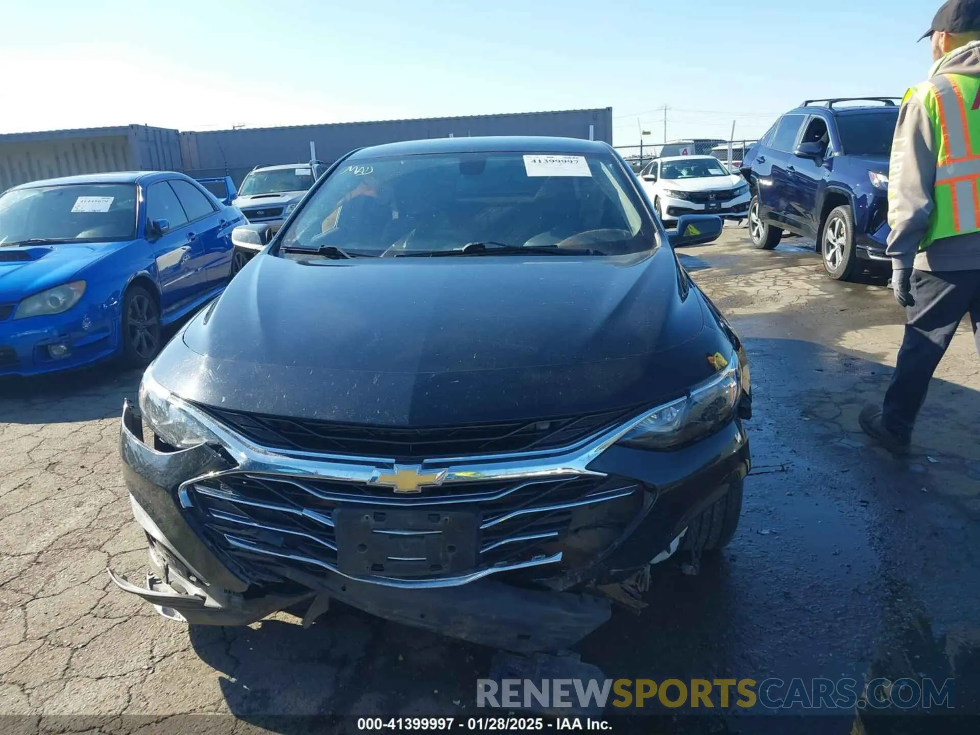 13 Photograph of a damaged car 1G1ZD5STXLF121676 CHEVROLET MALIBU 2020