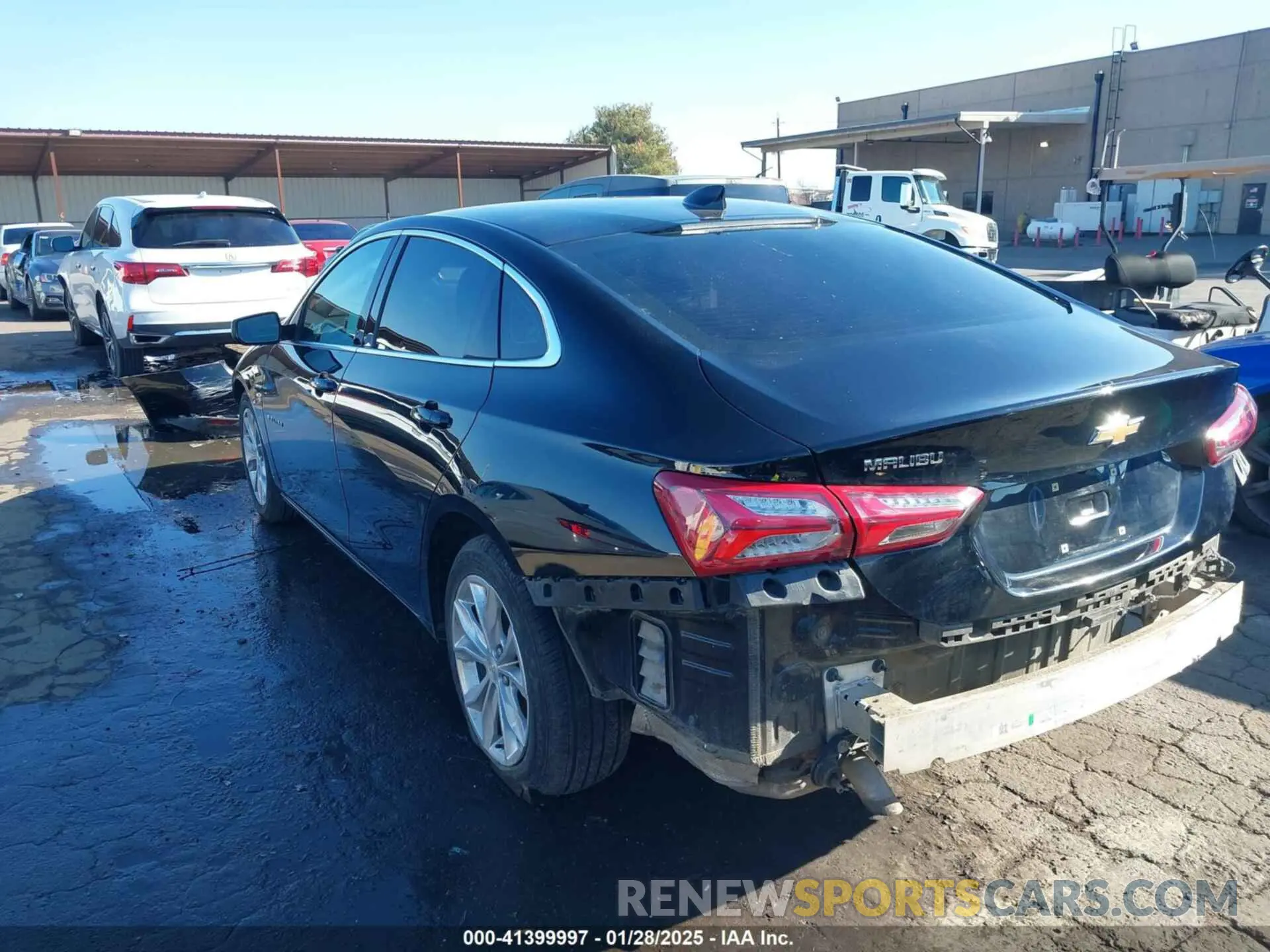3 Photograph of a damaged car 1G1ZD5STXLF121676 CHEVROLET MALIBU 2020