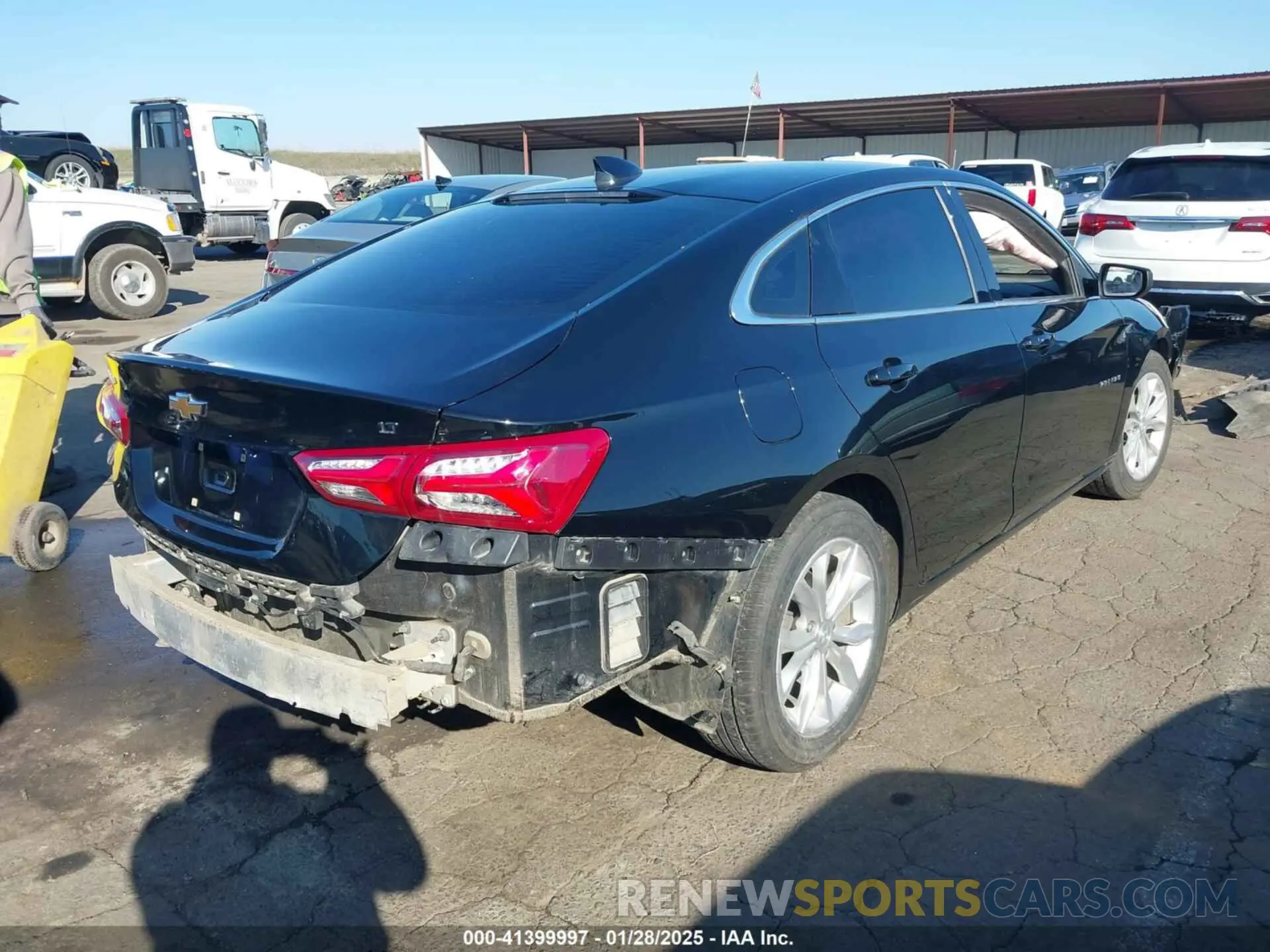4 Photograph of a damaged car 1G1ZD5STXLF121676 CHEVROLET MALIBU 2020