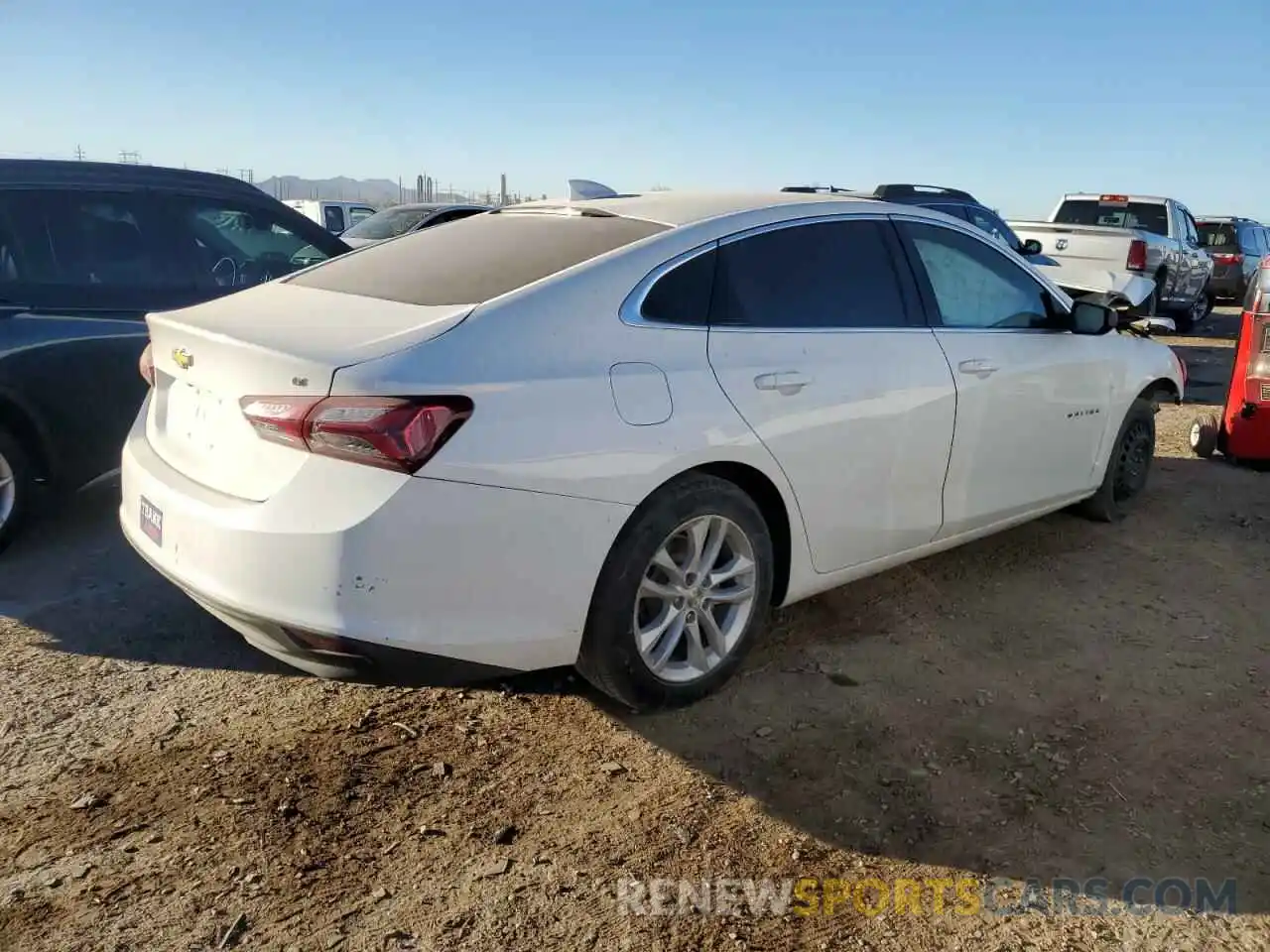 3 Photograph of a damaged car 1G1ZD5STXLF124075 CHEVROLET MALIBU 2020