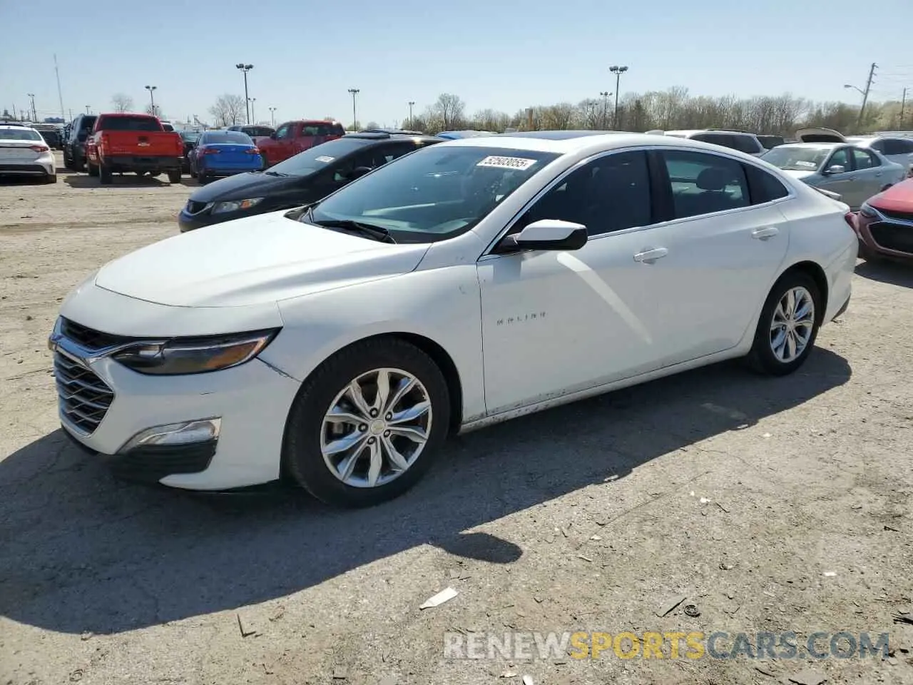 1 Photograph of a damaged car 1G1ZD5STXLF124853 CHEVROLET MALIBU 2020