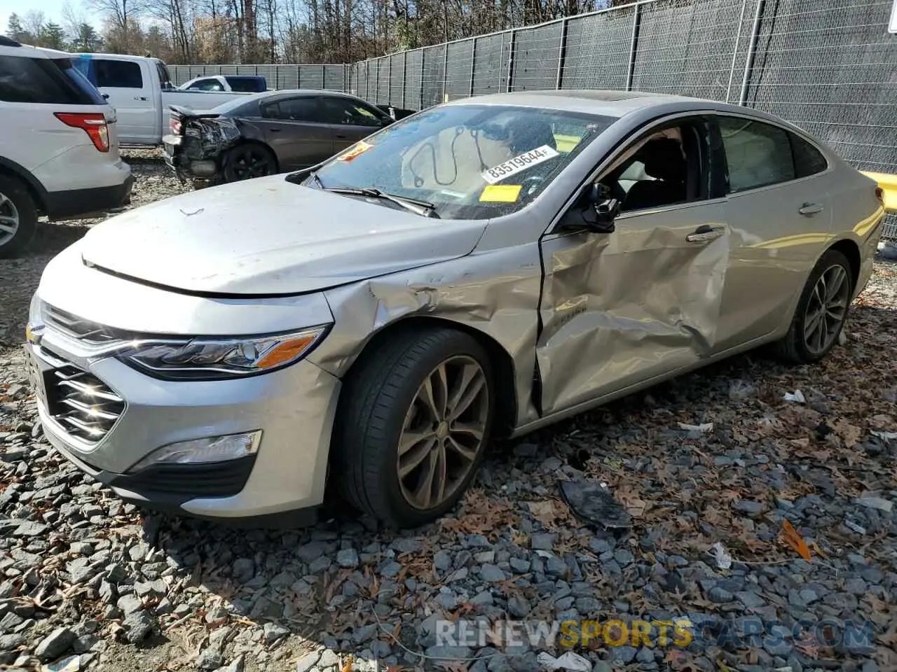 1 Photograph of a damaged car 1G1ZE5SX1LF066468 CHEVROLET MALIBU 2020