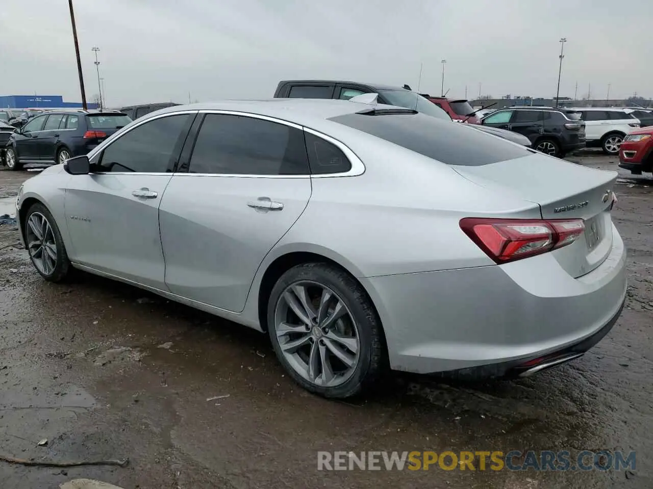 2 Photograph of a damaged car 1G1ZE5SX2LF051042 CHEVROLET MALIBU 2020