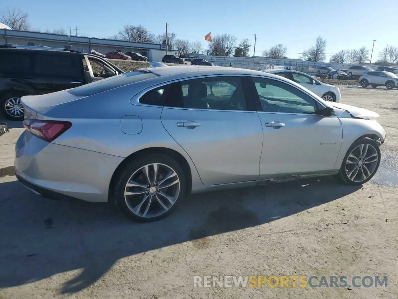 3 Photograph of a damaged car 1G1ZE5SX3LF007583 CHEVROLET MALIBU 2020