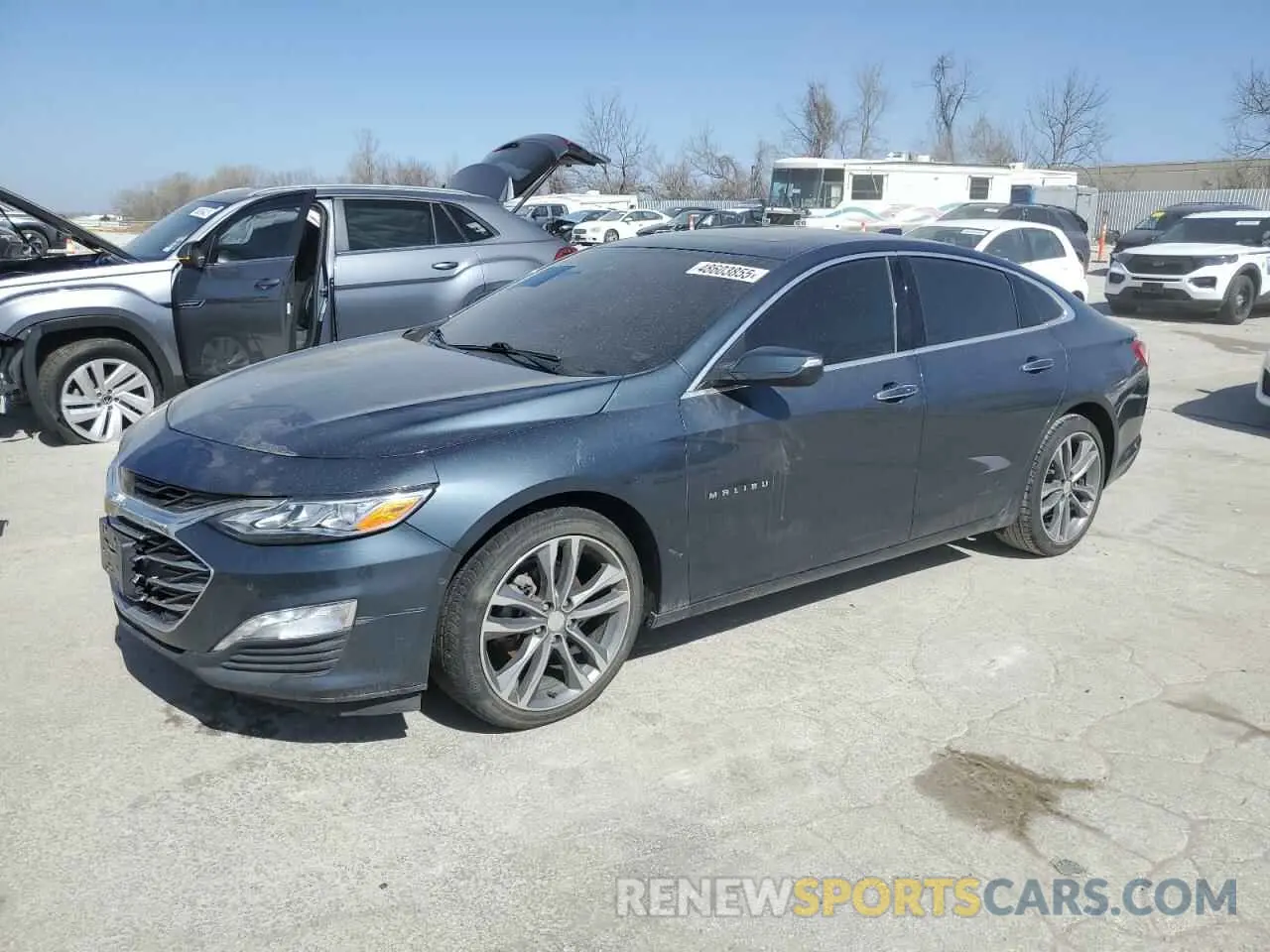 1 Photograph of a damaged car 1G1ZE5SX3LF011648 CHEVROLET MALIBU 2020