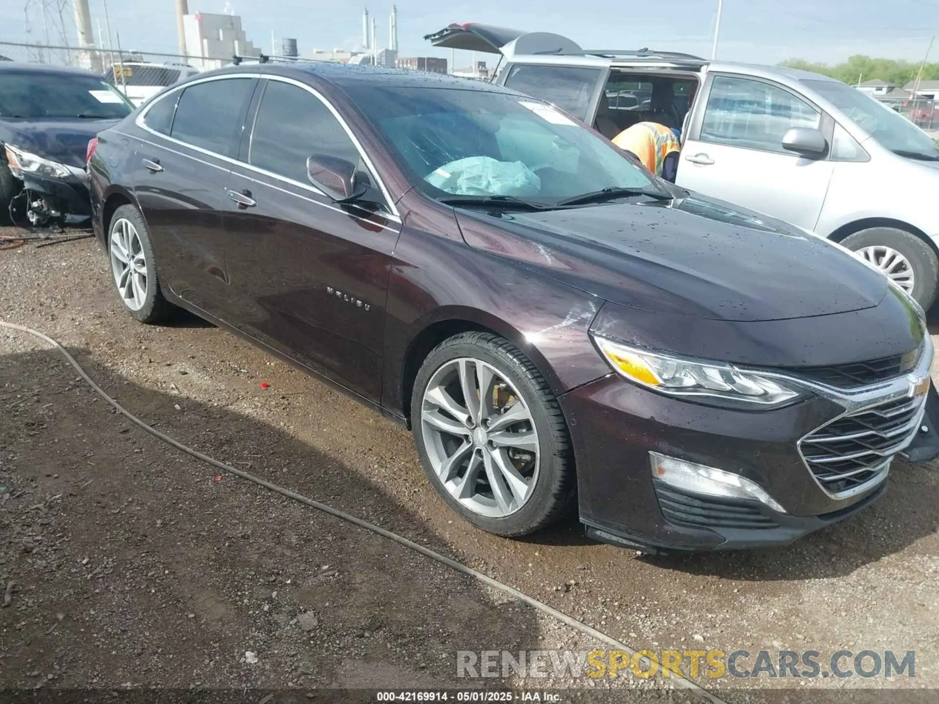 1 Photograph of a damaged car 1G1ZE5SX3LF142997 CHEVROLET MALIBU 2020