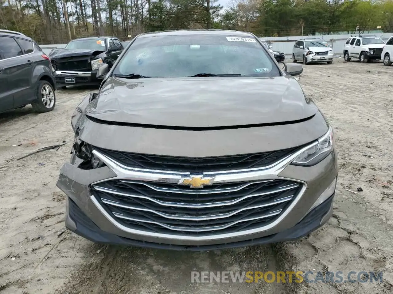 5 Photograph of a damaged car 1G1ZE5SX5LF009125 CHEVROLET MALIBU 2020