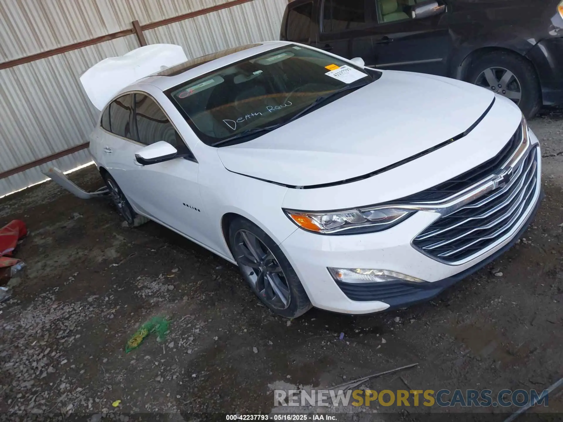 1 Photograph of a damaged car 1G1ZE5SX8LF028087 CHEVROLET MALIBU 2020