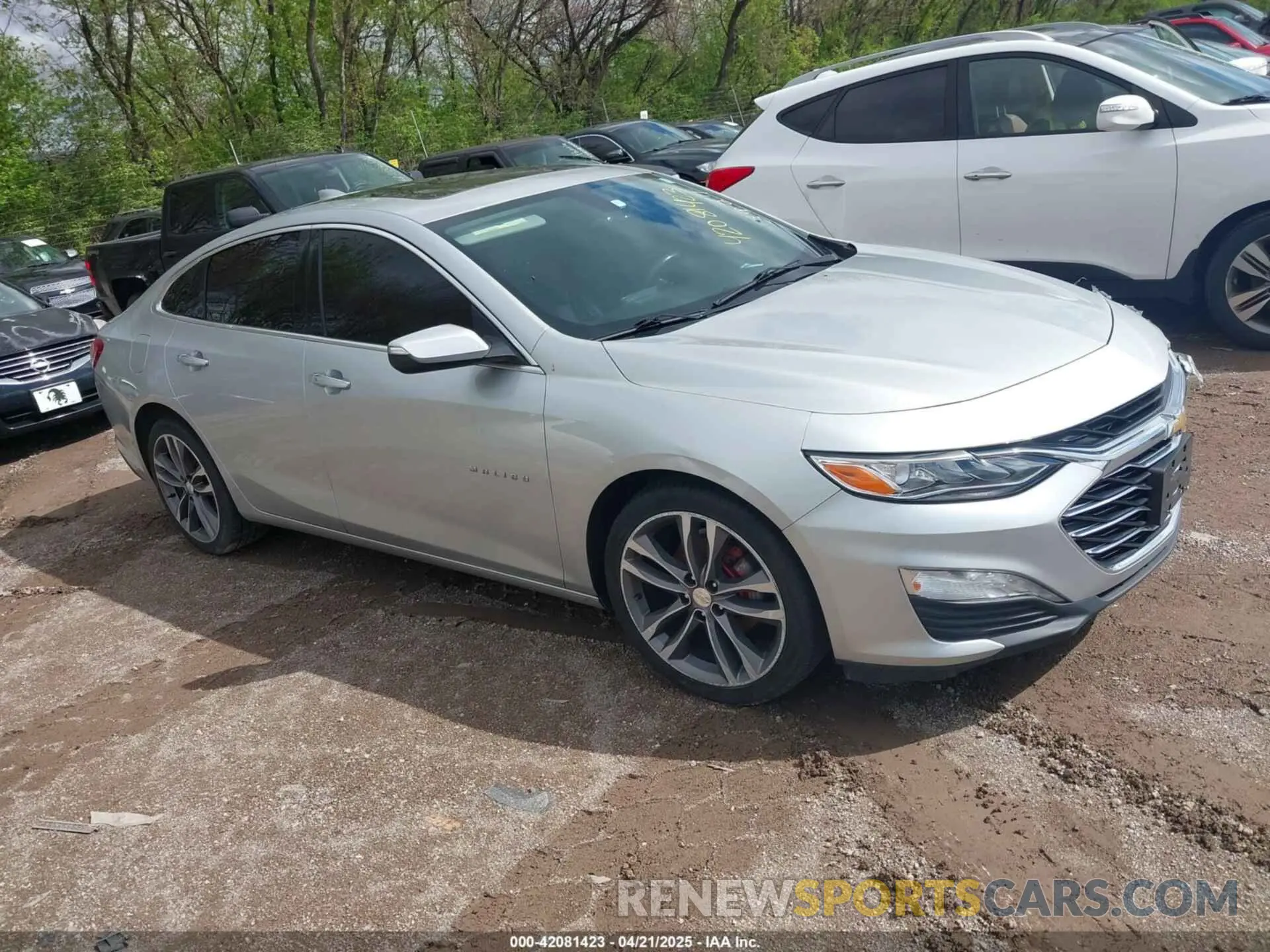 1 Photograph of a damaged car 1G1ZE5SX8LF032978 CHEVROLET MALIBU 2020