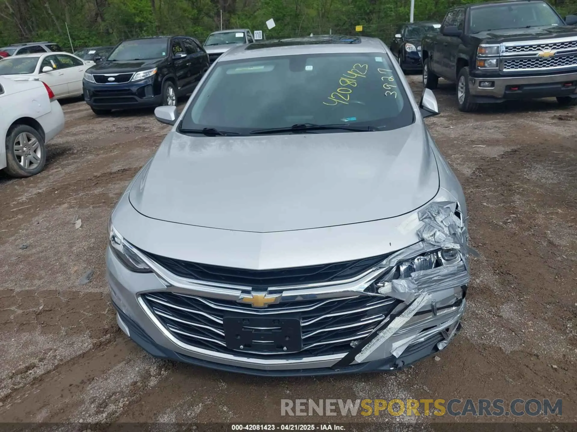 6 Photograph of a damaged car 1G1ZE5SX8LF032978 CHEVROLET MALIBU 2020