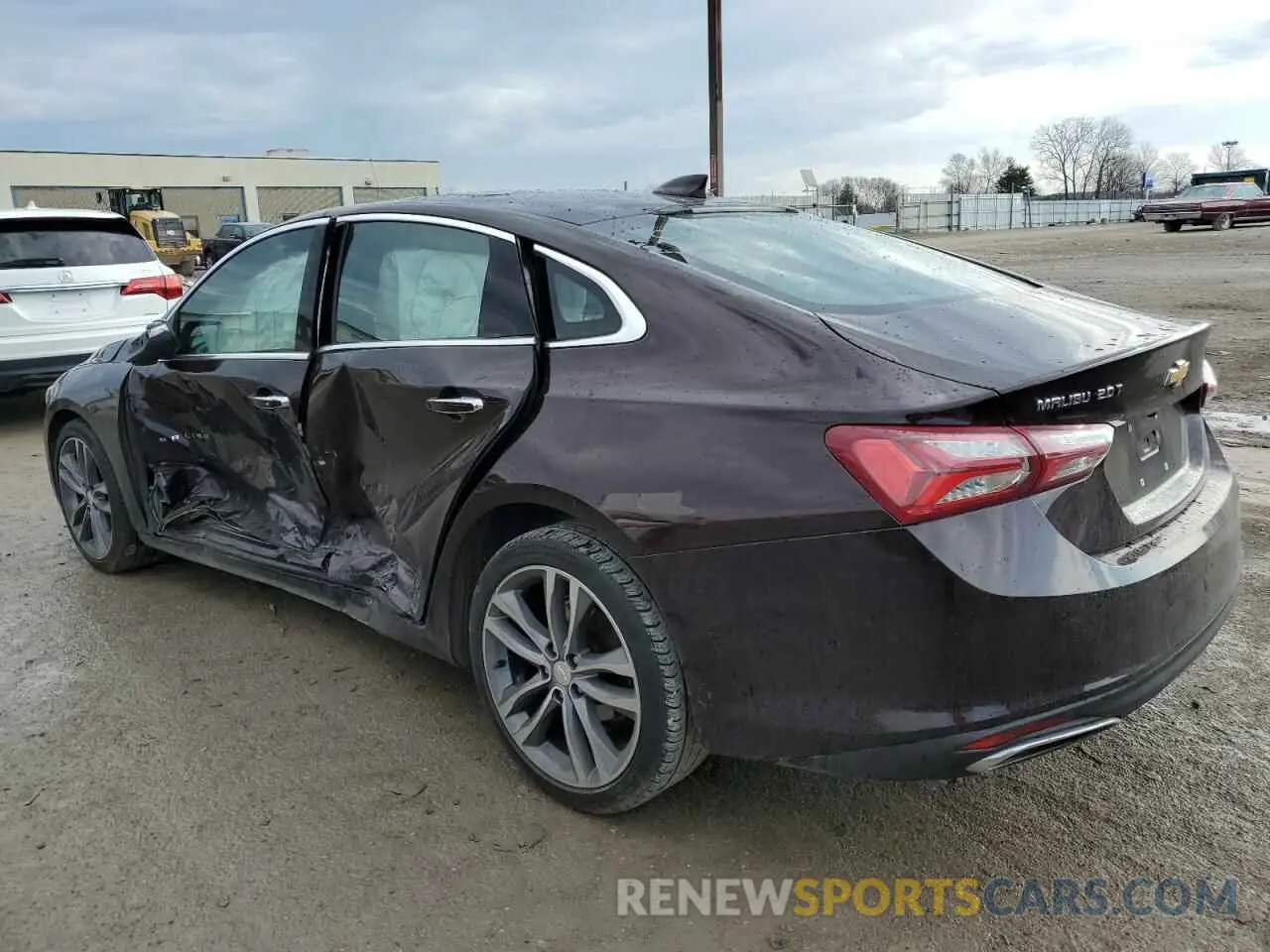 2 Photograph of a damaged car 1G1ZE5SX8LF048310 CHEVROLET MALIBU 2020