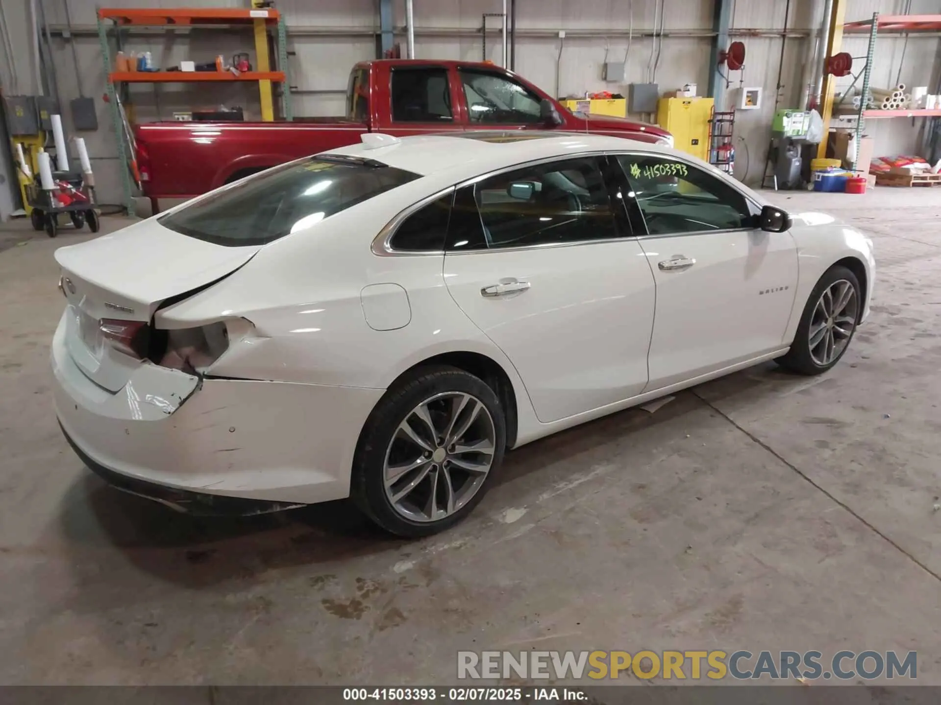 4 Photograph of a damaged car 1G1ZE5SX8LF143420 CHEVROLET MALIBU 2020