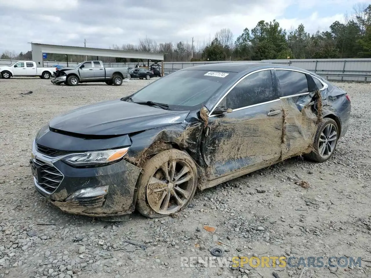 1 Photograph of a damaged car 1G1ZE5SX9LF030348 CHEVROLET MALIBU 2020