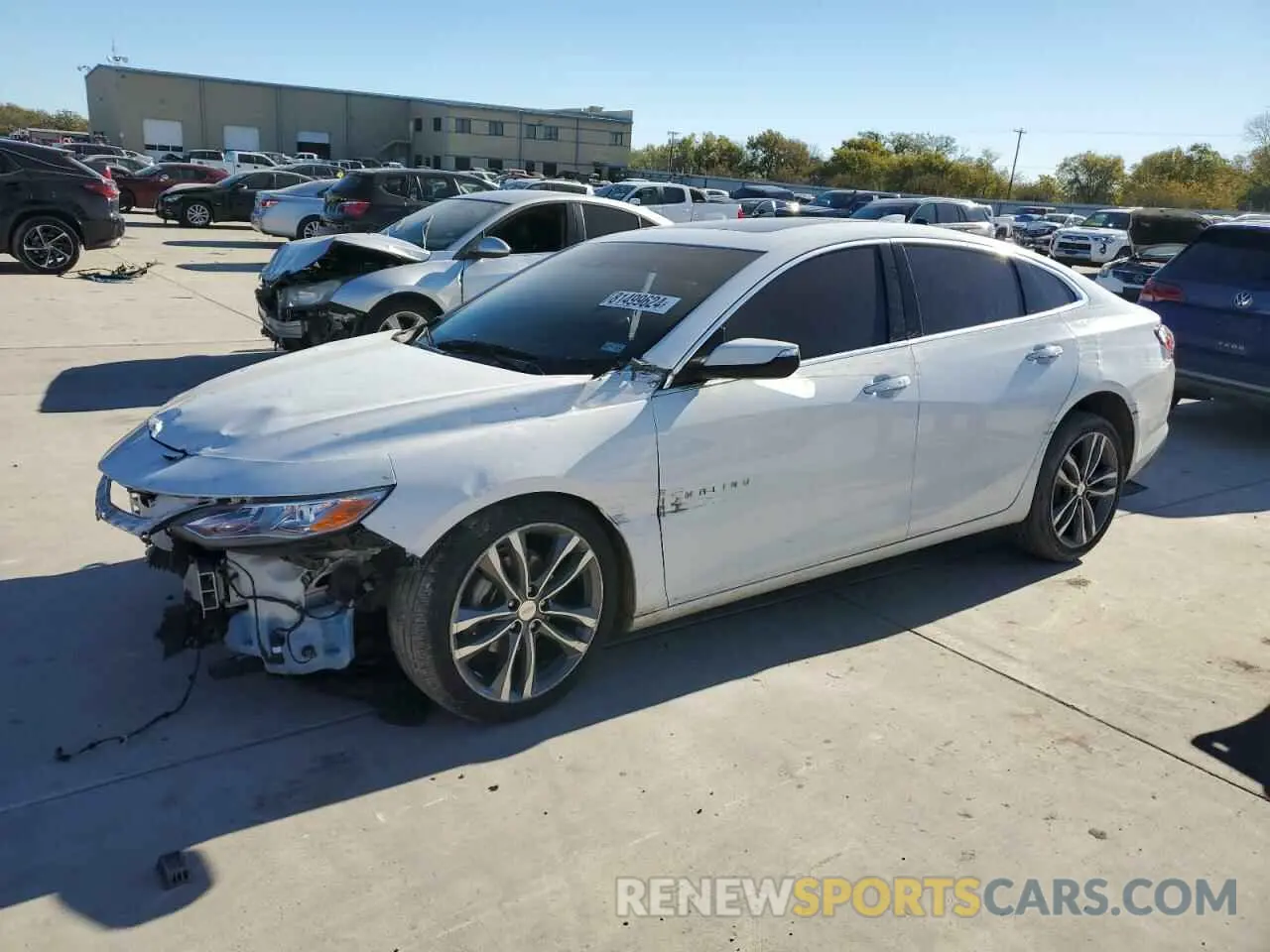 1 Photograph of a damaged car 1G1ZE5SX9LF051121 CHEVROLET MALIBU 2020