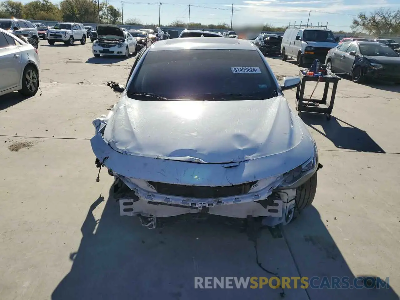 5 Photograph of a damaged car 1G1ZE5SX9LF051121 CHEVROLET MALIBU 2020