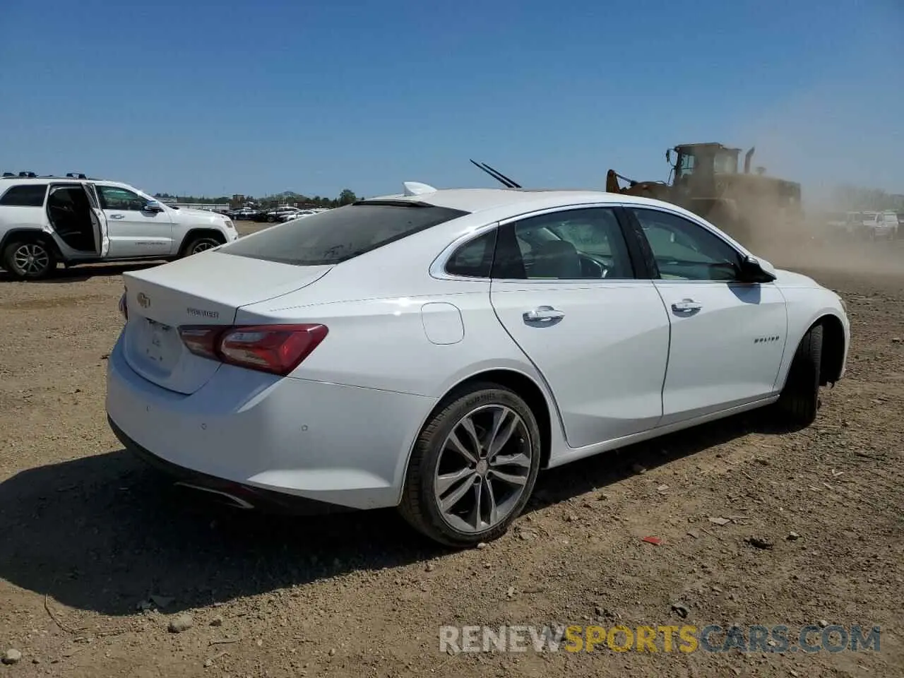 3 Photograph of a damaged car 1G1ZE5SX9LF141644 CHEVROLET MALIBU 2020