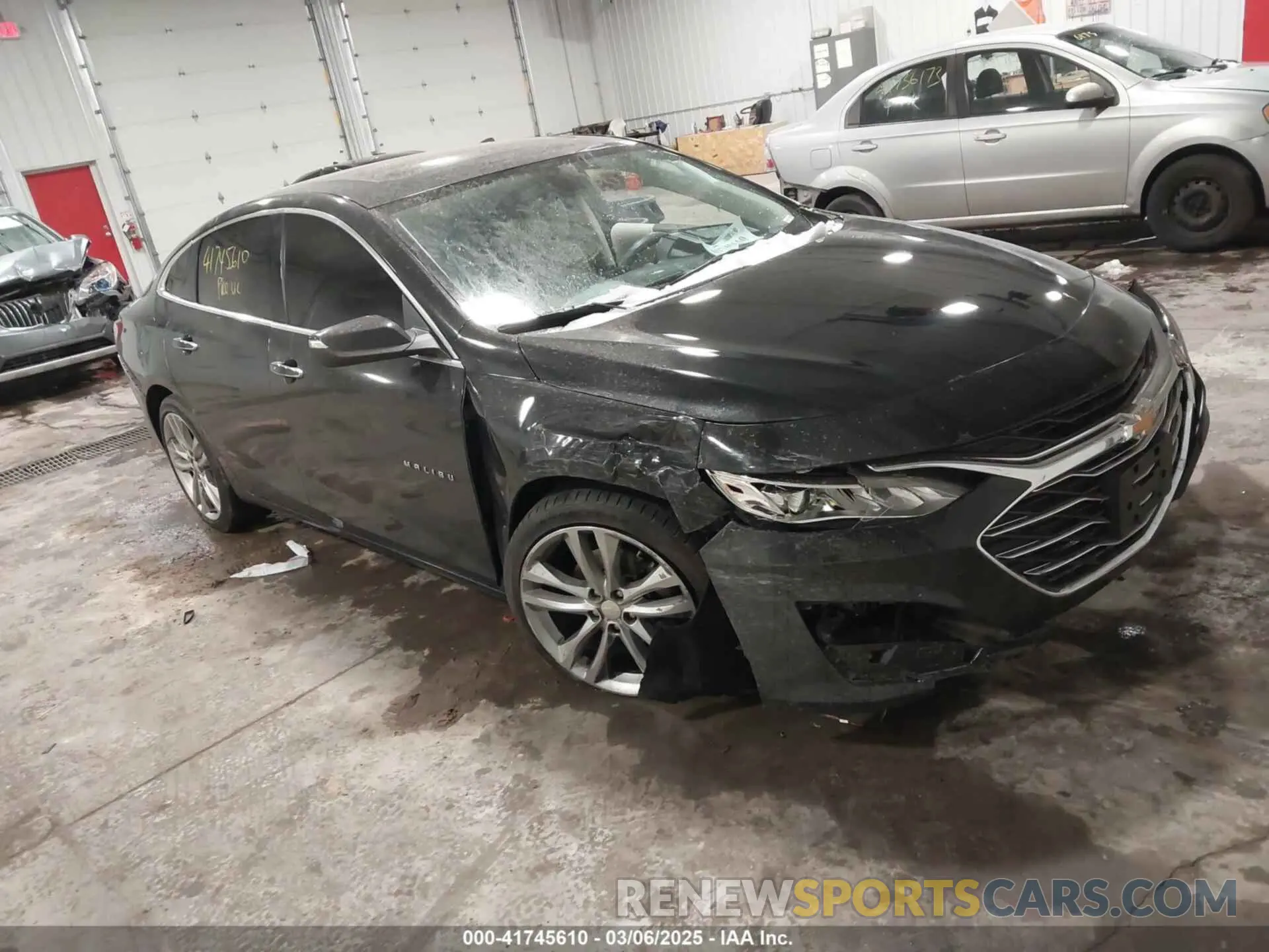 1 Photograph of a damaged car 1G1ZE5SXXLF013560 CHEVROLET MALIBU 2020