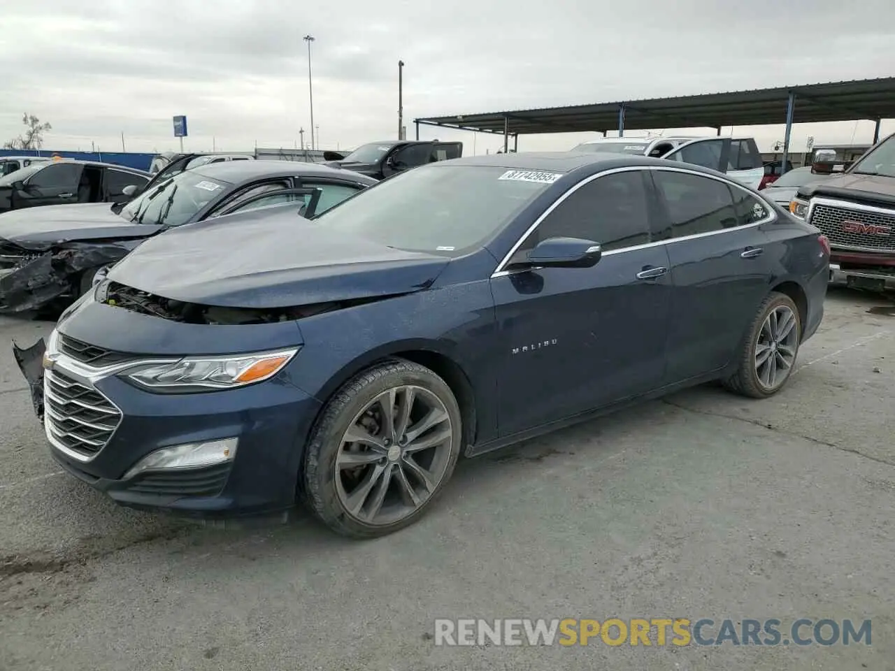 1 Photograph of a damaged car 1G1ZE5SXXLF149221 CHEVROLET MALIBU 2020