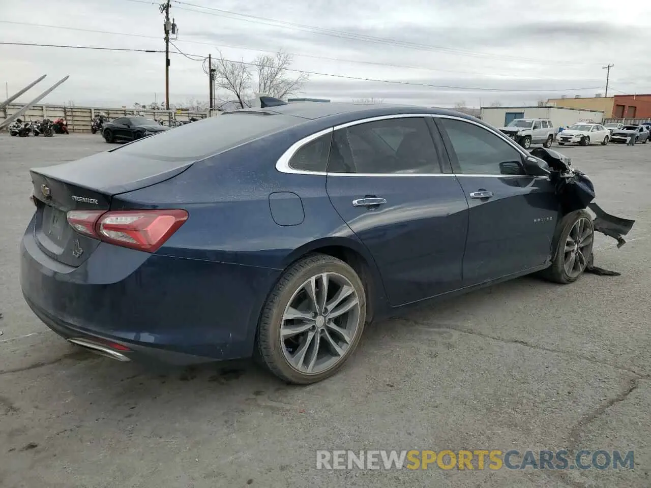 3 Photograph of a damaged car 1G1ZE5SXXLF149221 CHEVROLET MALIBU 2020