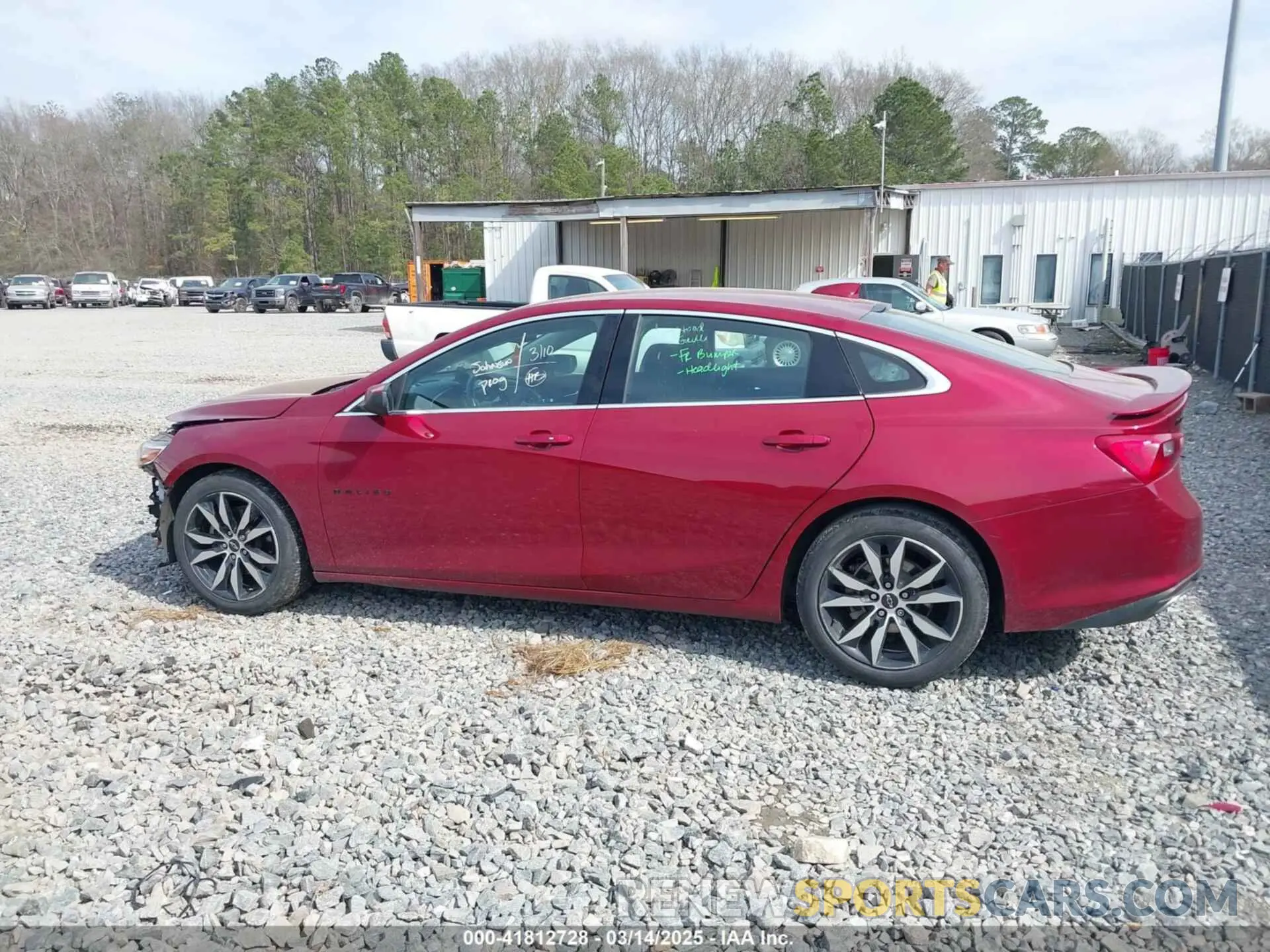 13 Photograph of a damaged car 1G1ZG5ST0LF056361 CHEVROLET MALIBU 2020