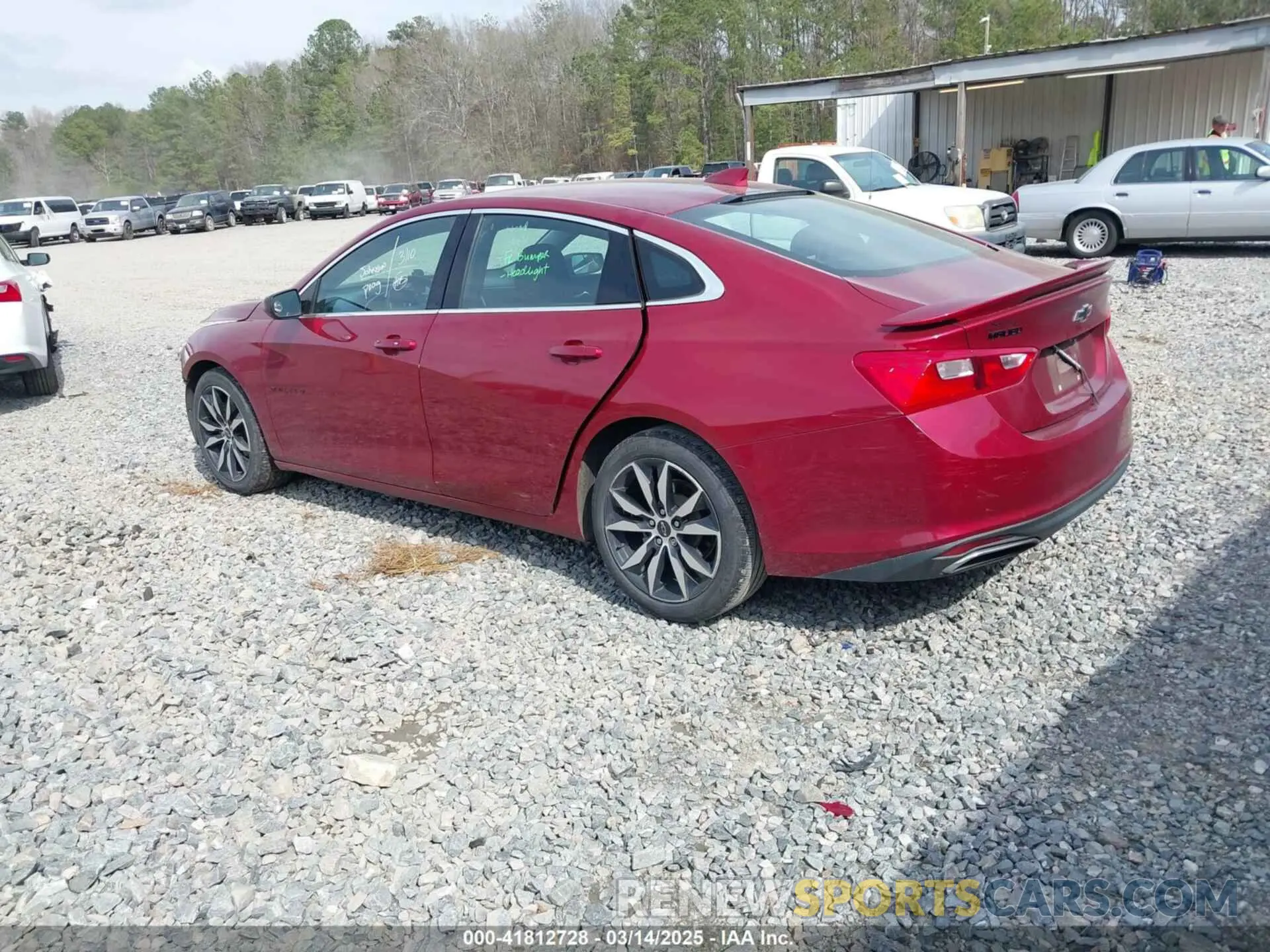 3 Photograph of a damaged car 1G1ZG5ST0LF056361 CHEVROLET MALIBU 2020